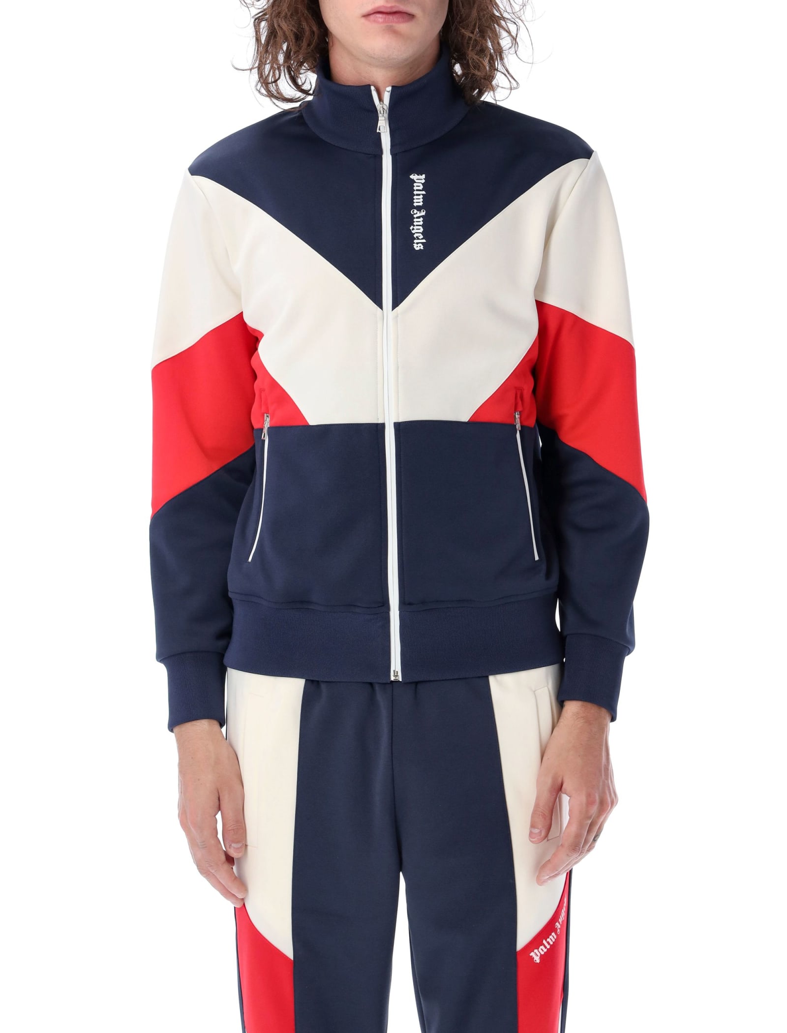 PALM ANGELS COLORBLOCK TRACK JACKET