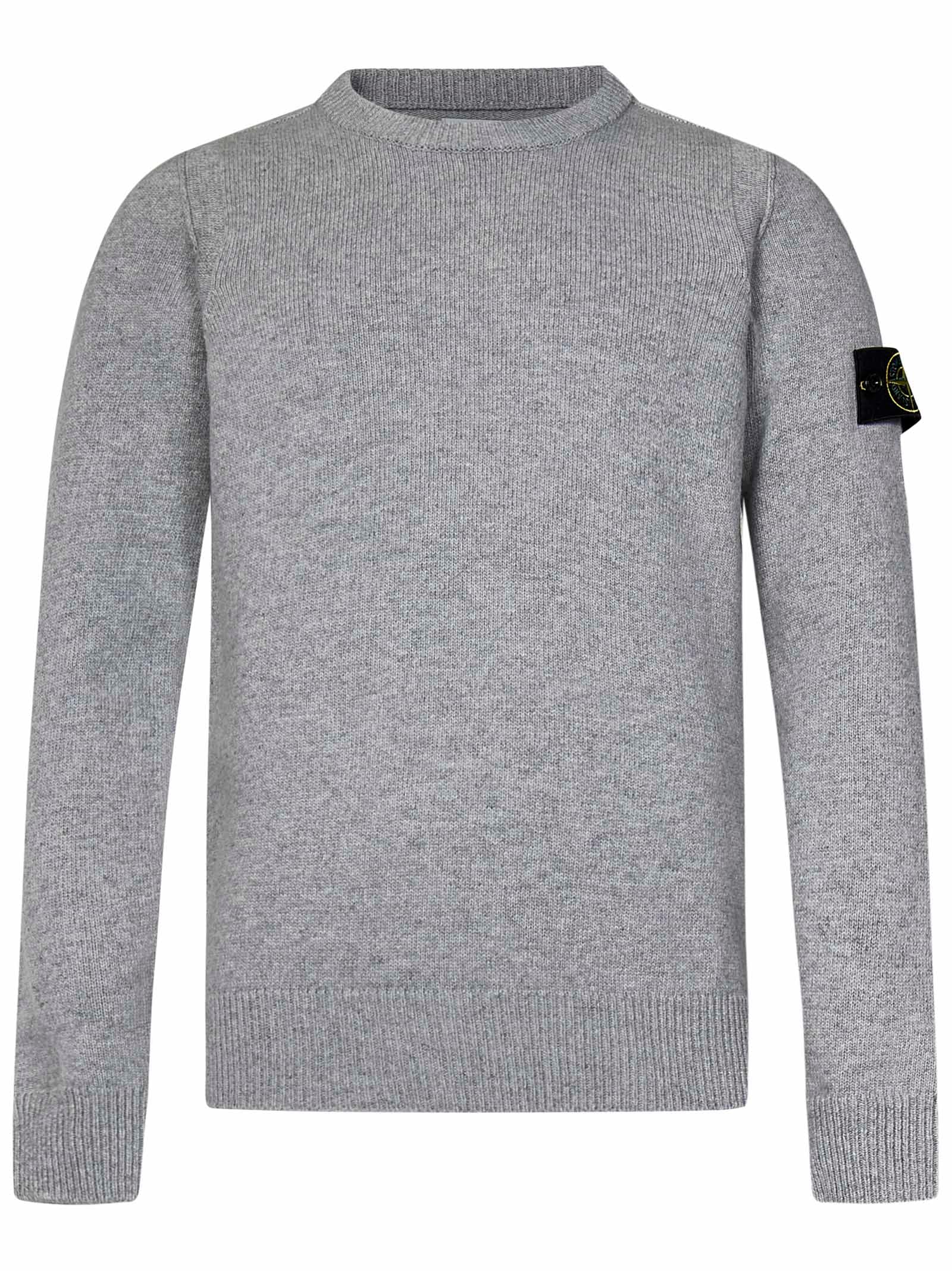 Shop Stone Island Sweater In Grey