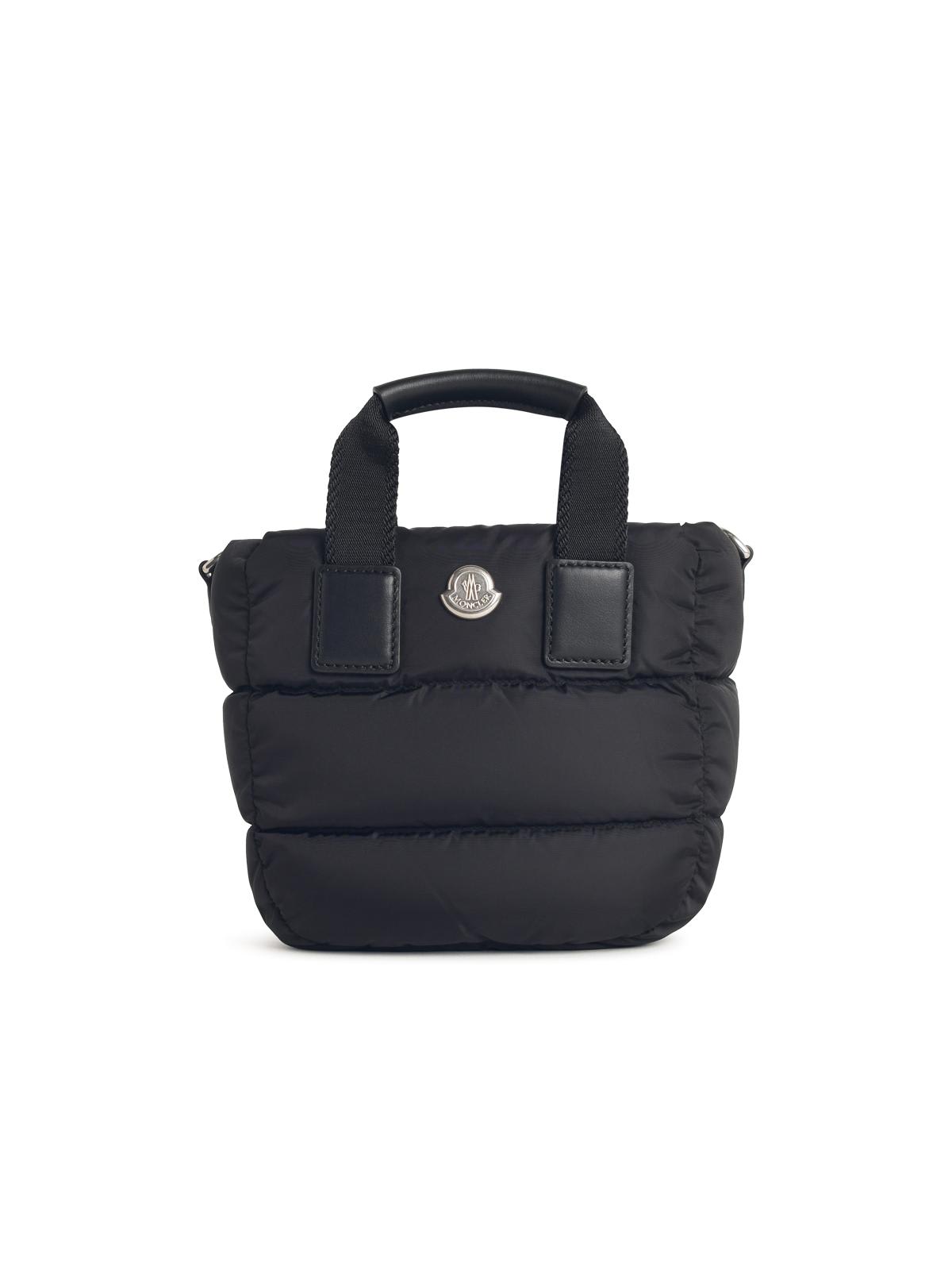 Moncler Micro Caradoc Shoulder Bag In Black