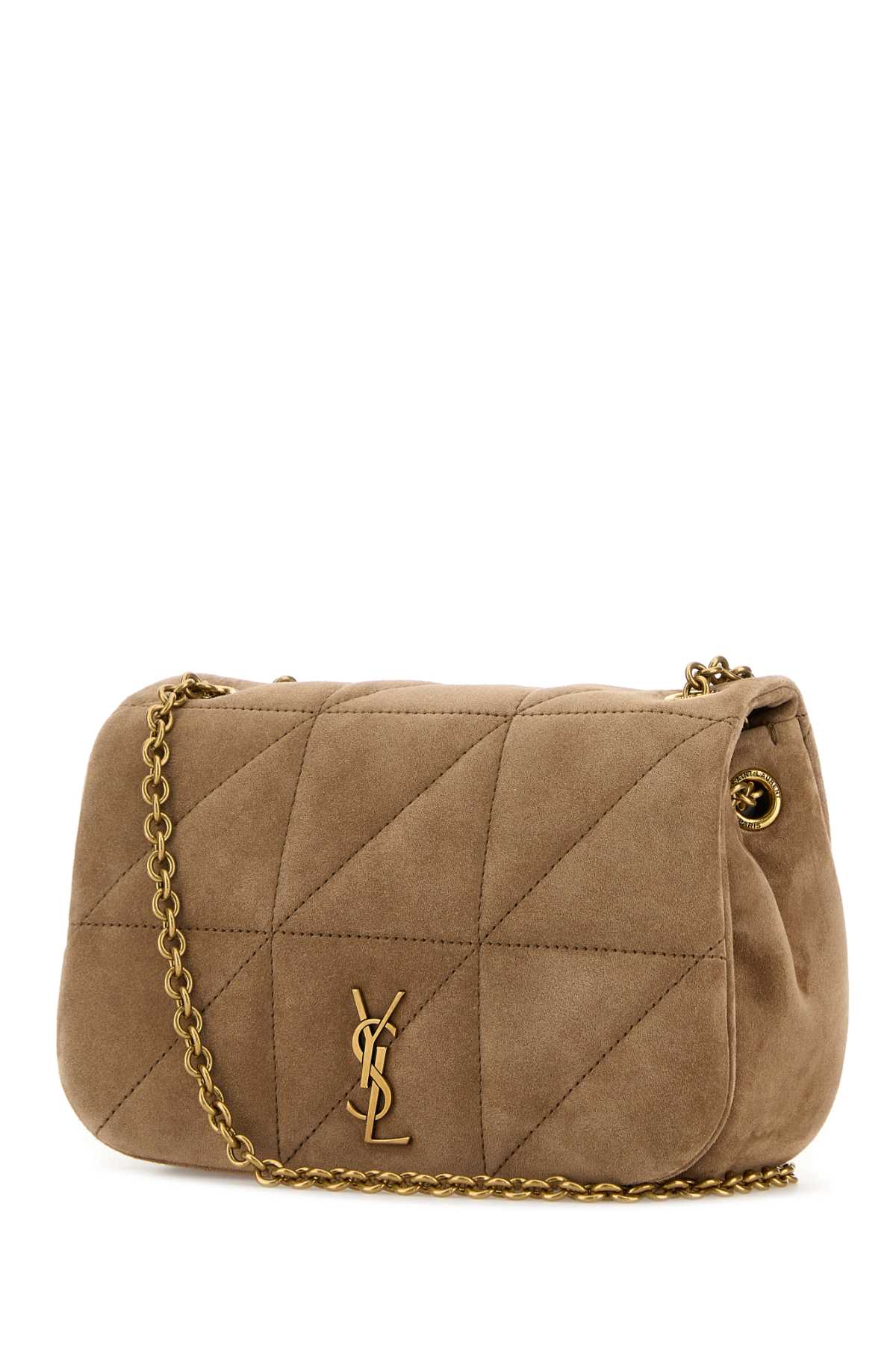 Saint Laurent Cappuccino Suede Mini Jamie 4.3 Shoulder Bag