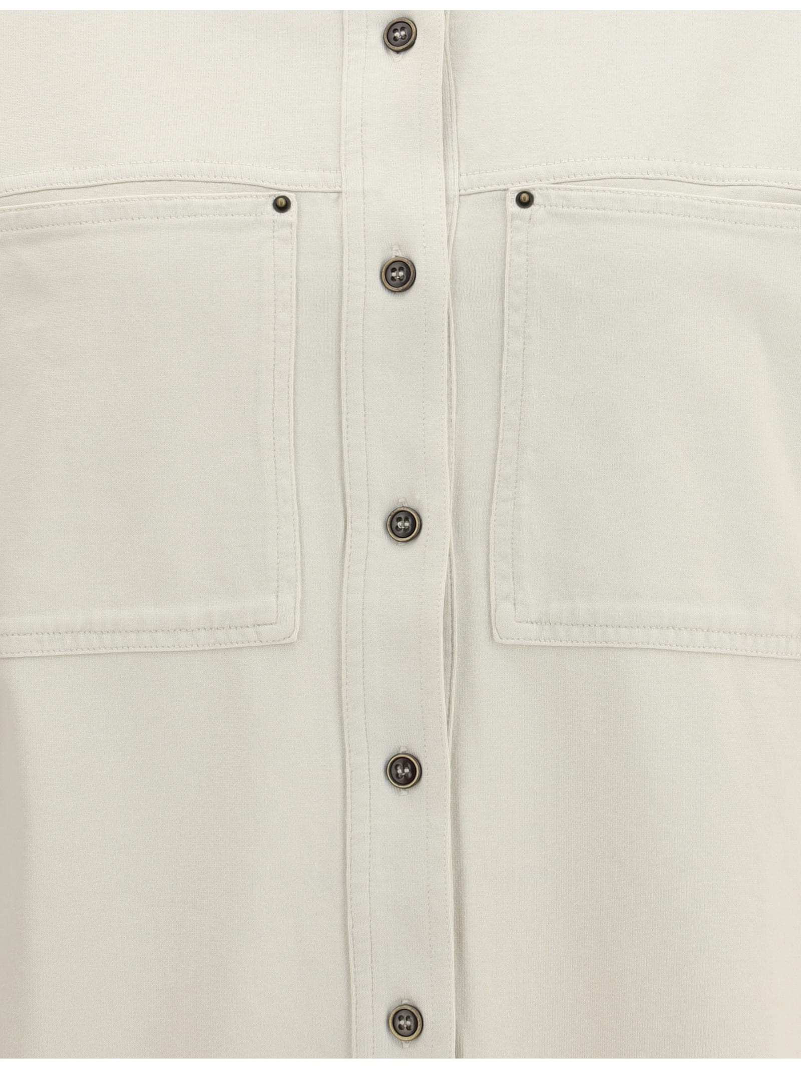 Isabel Marant Étoile Raquel Double-pocket Button-front Shirt In White