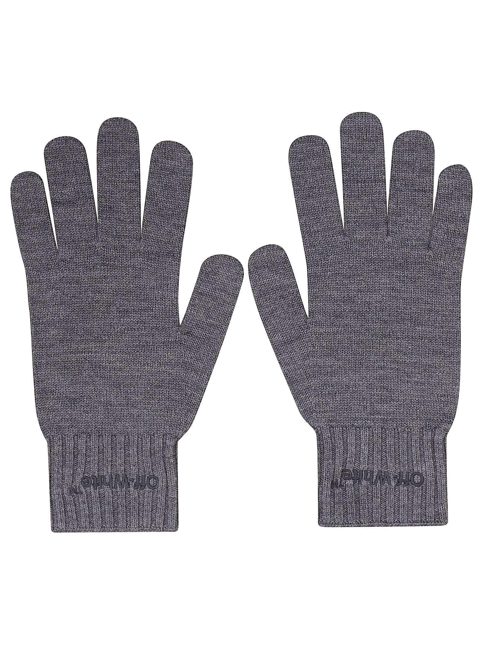 Off-White Helvet Knit Gloves Medium