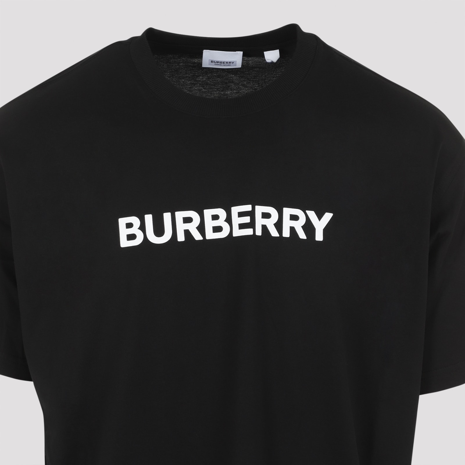 Shop Burberry Harriston T-shirt In Black