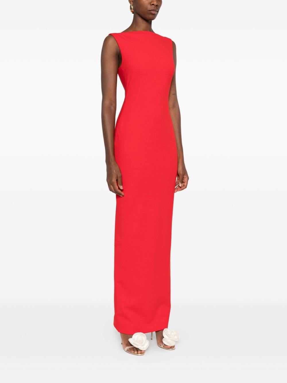 Solace London Dresses Bright In Red