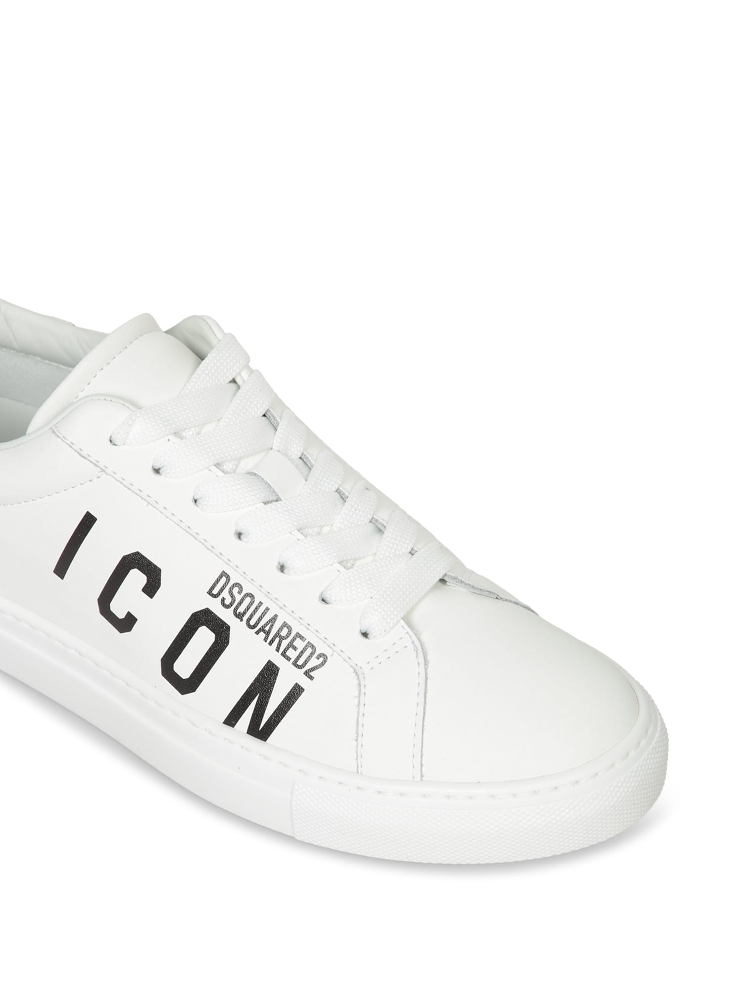 Shop Dsquared2 Low Cassetta White Sneakers