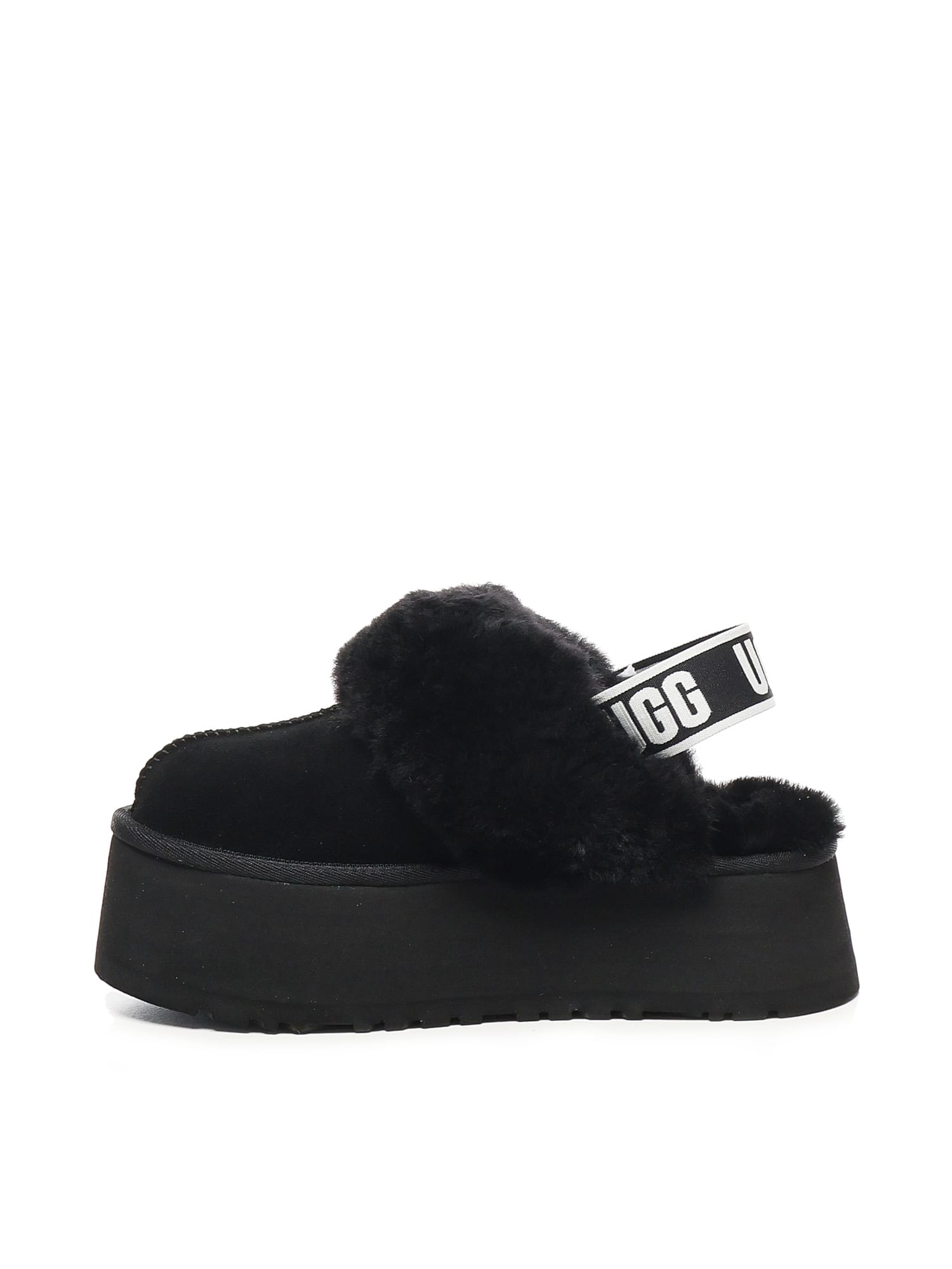 Ugg W Funkette Suede Slip-on Shoe In Black