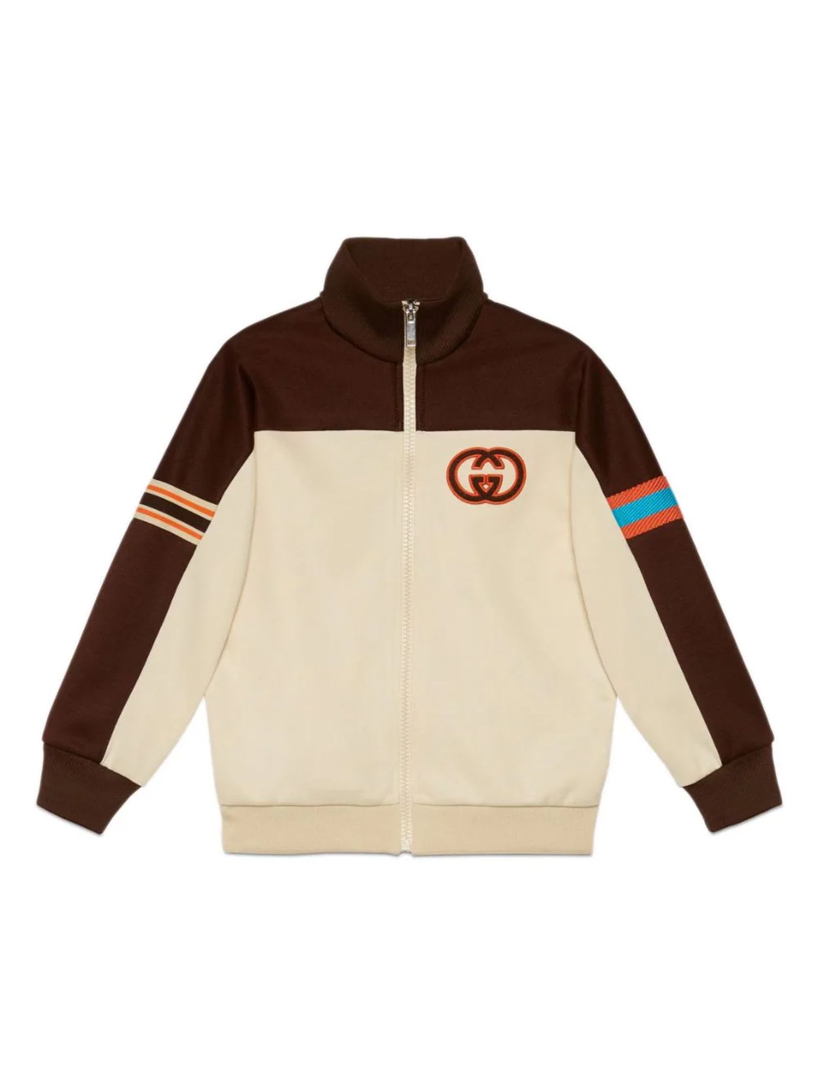 GUCCI CHOCOLATE BROWN COTTON JACKET