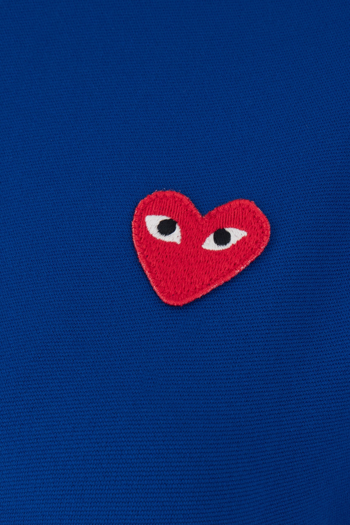 Shop Comme Des Garçons Play Blue Polyester Sweatshirt In Navy