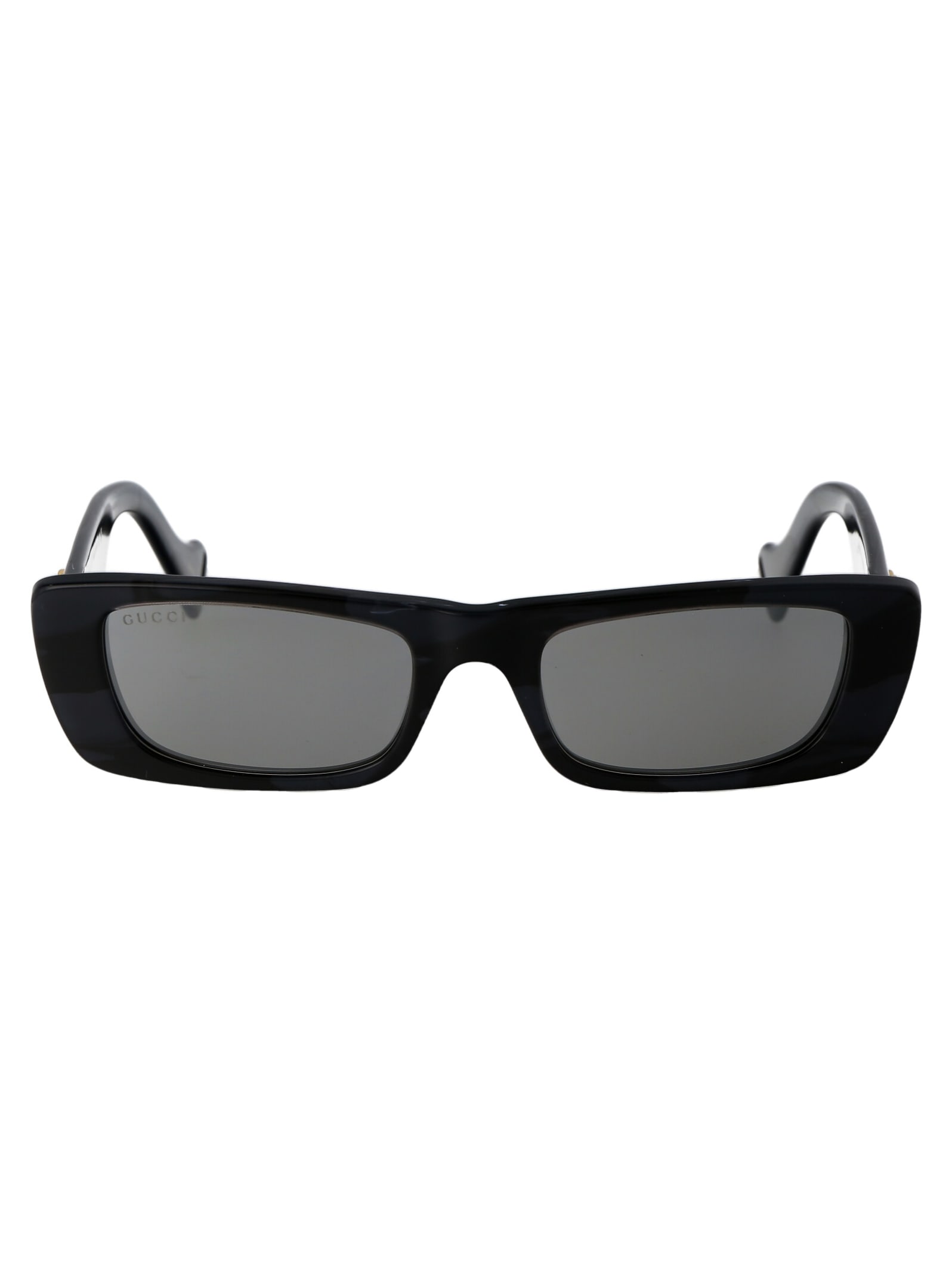 Gucci Gg0516s Sunglasses In 001 Black Black Grey