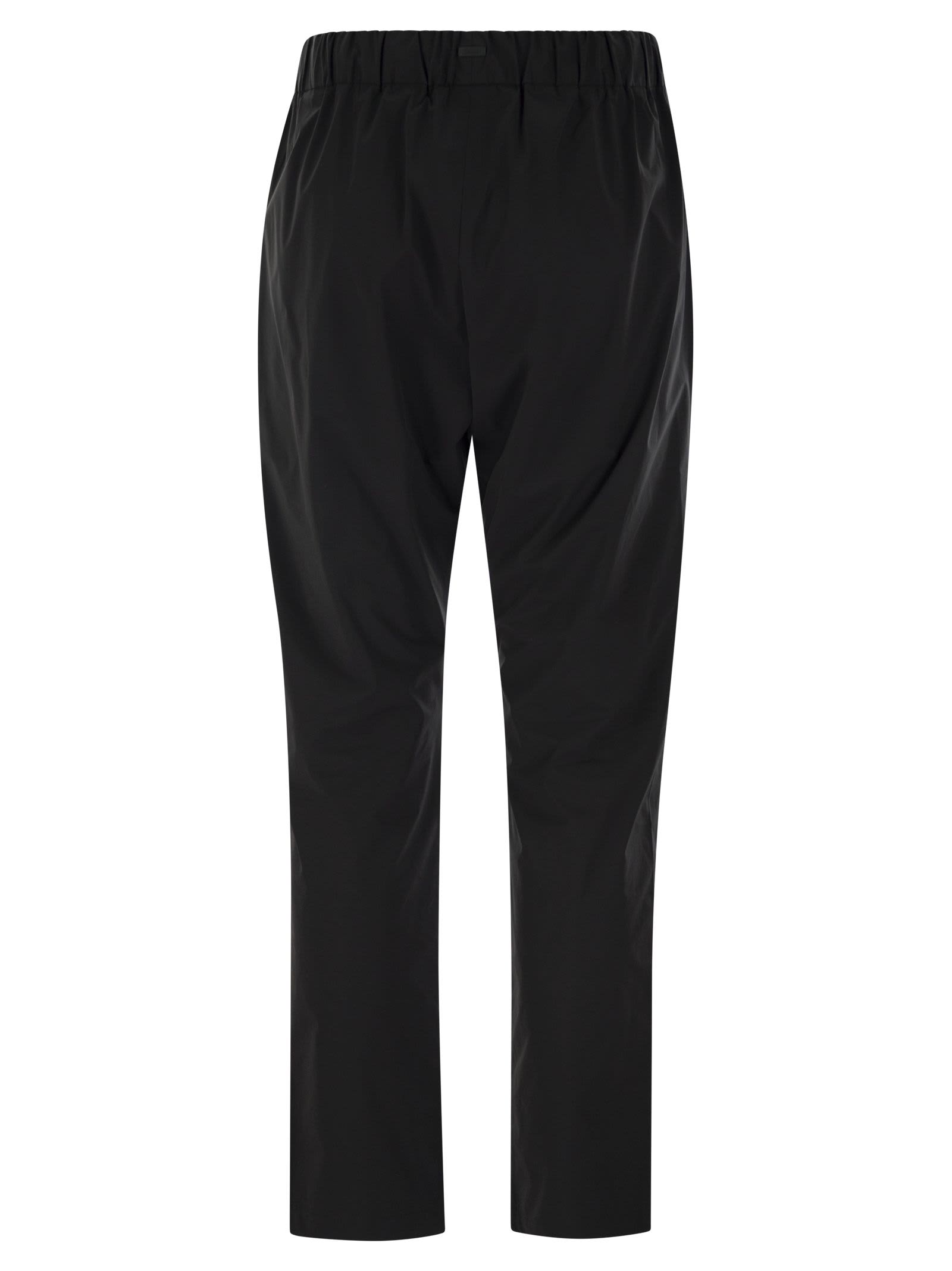 Herno Nylon Maestro Laminar Pant In Black