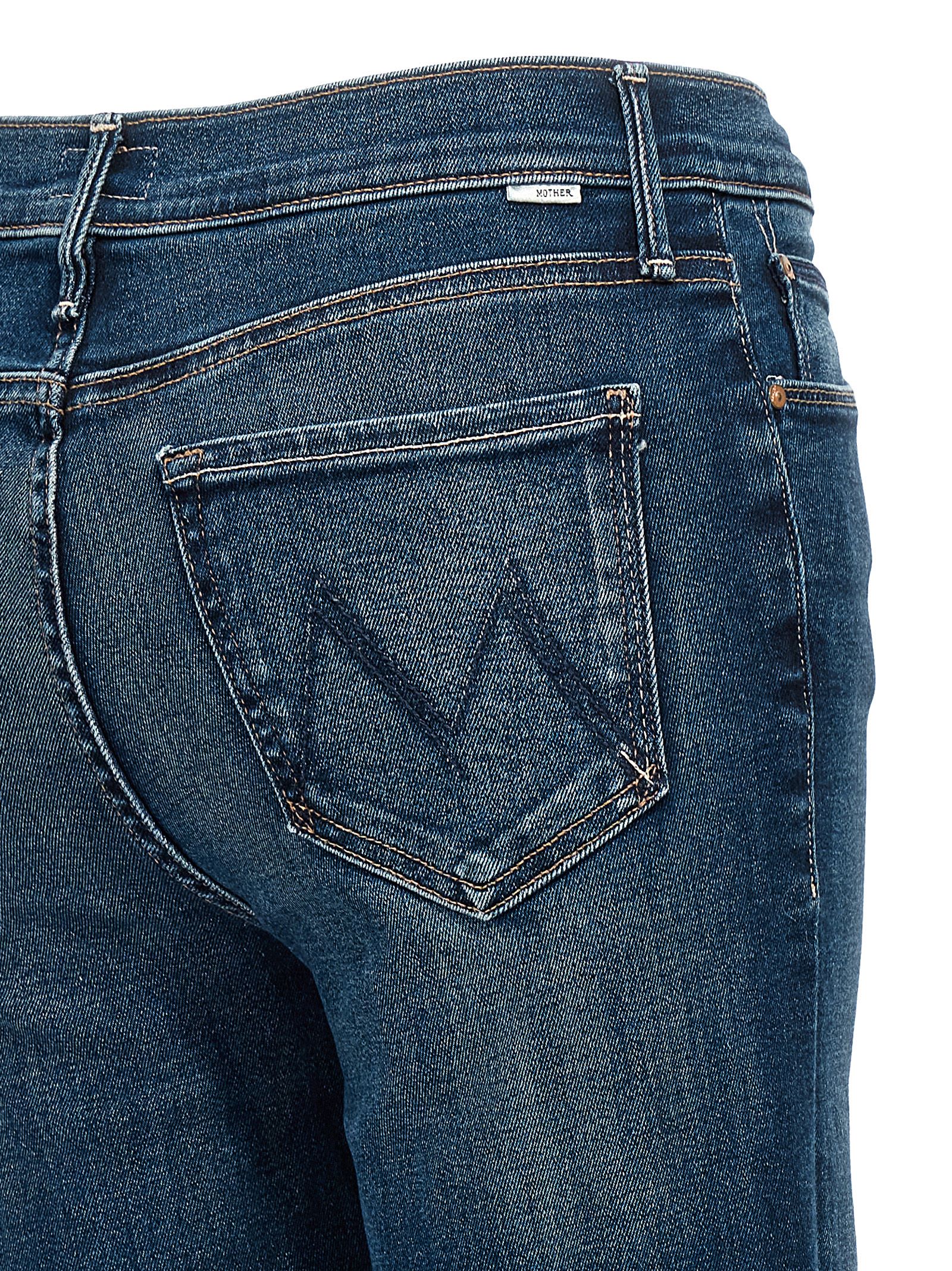 Shop Mother The Doozy Jeans In Blue