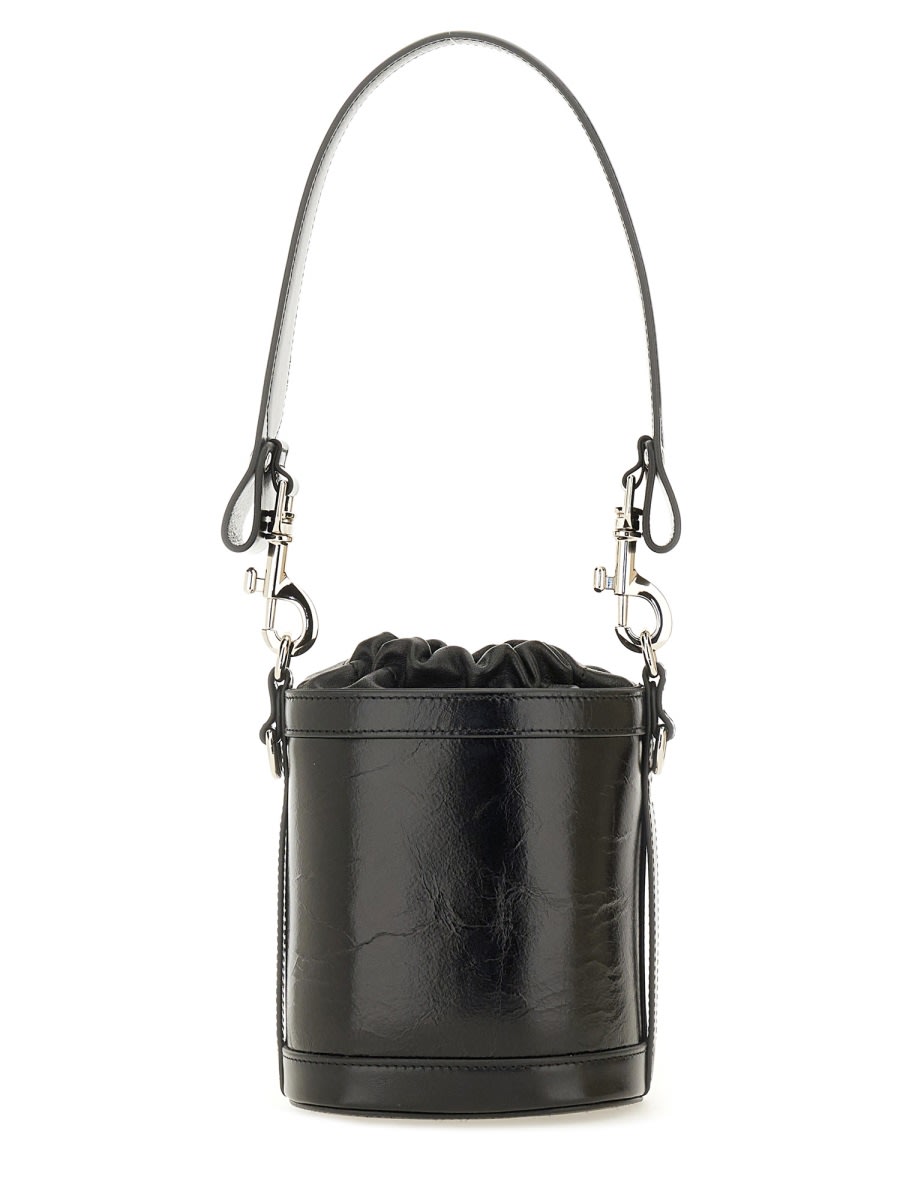 Vivienne Westwood Small Kitty Bucket Bag In Black