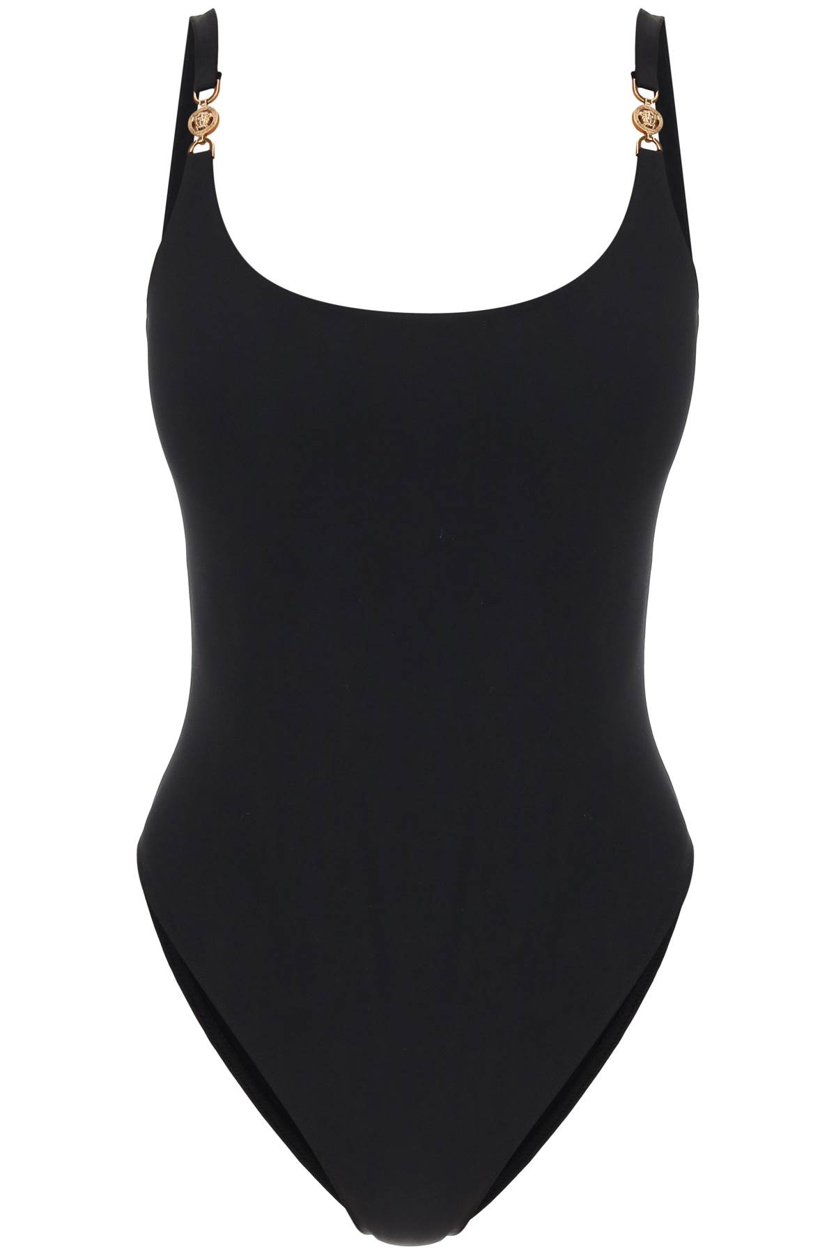 Shop Versace Medusa 95 One-piece Swimwear In Black (black)