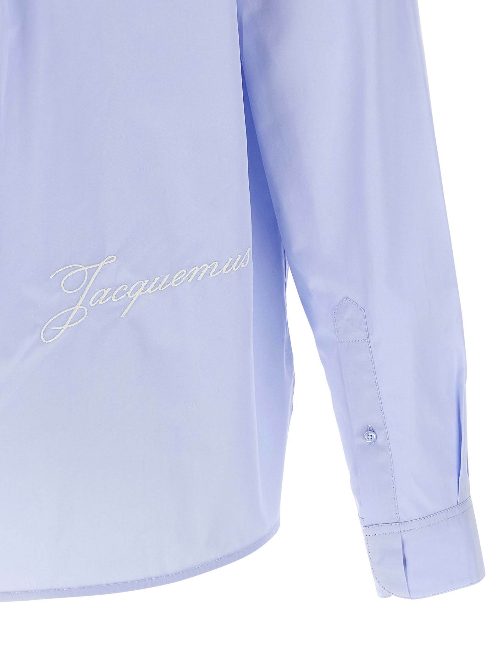 Jacquemus La Chemise Simon Shirt And Blouse Light Blue In Blue