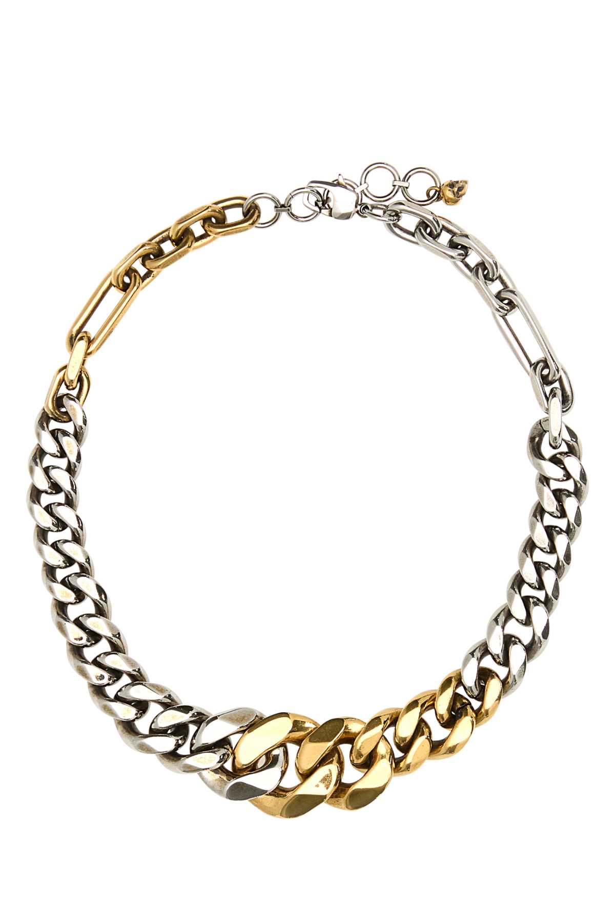 Two-tone Metal Necklace