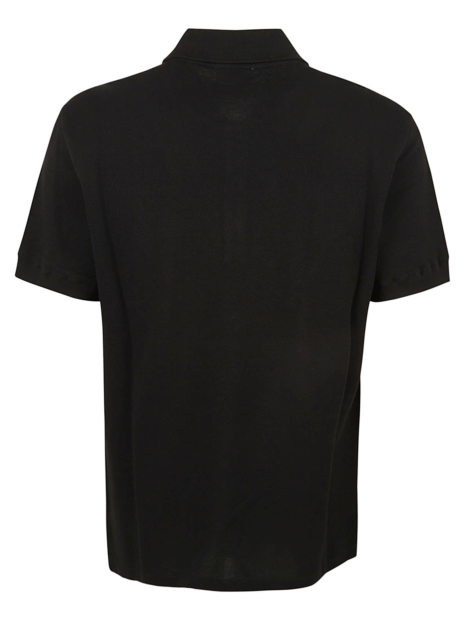 Shop Alexander Mcqueen Piquet Bio Polo Shirt In Black