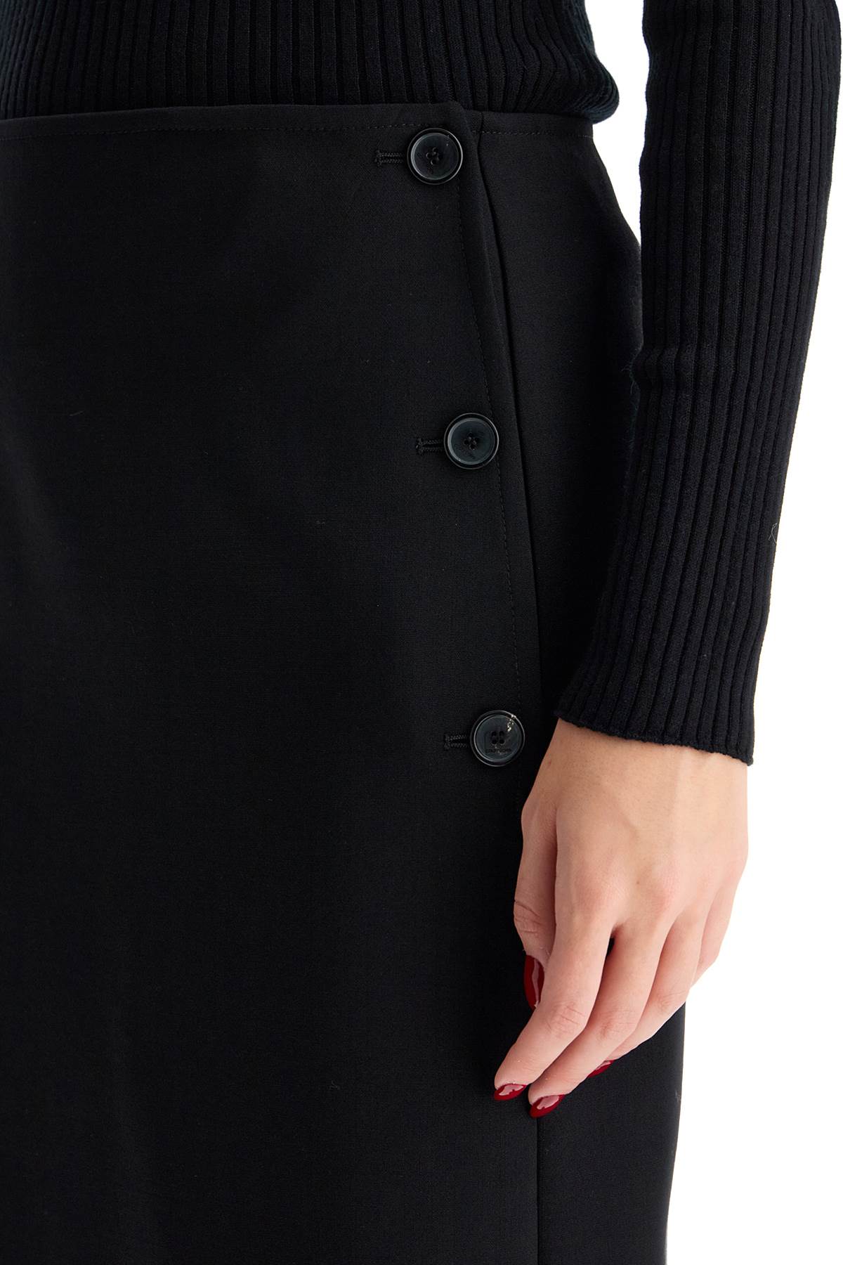 Courrèges Midi Oblique As In Nero