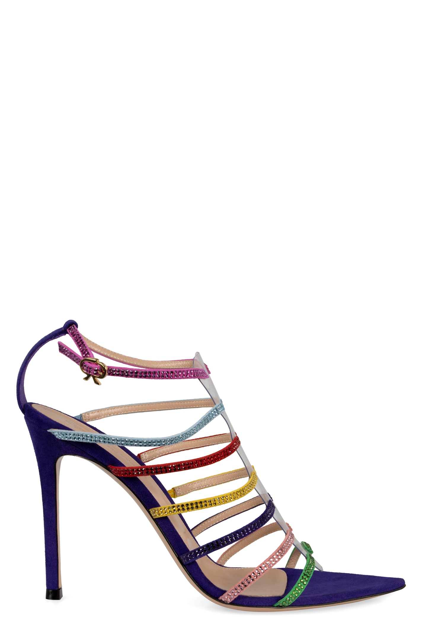 Gianvito Rossi Mirage Strappy Heeled Sandals In Multicolor
