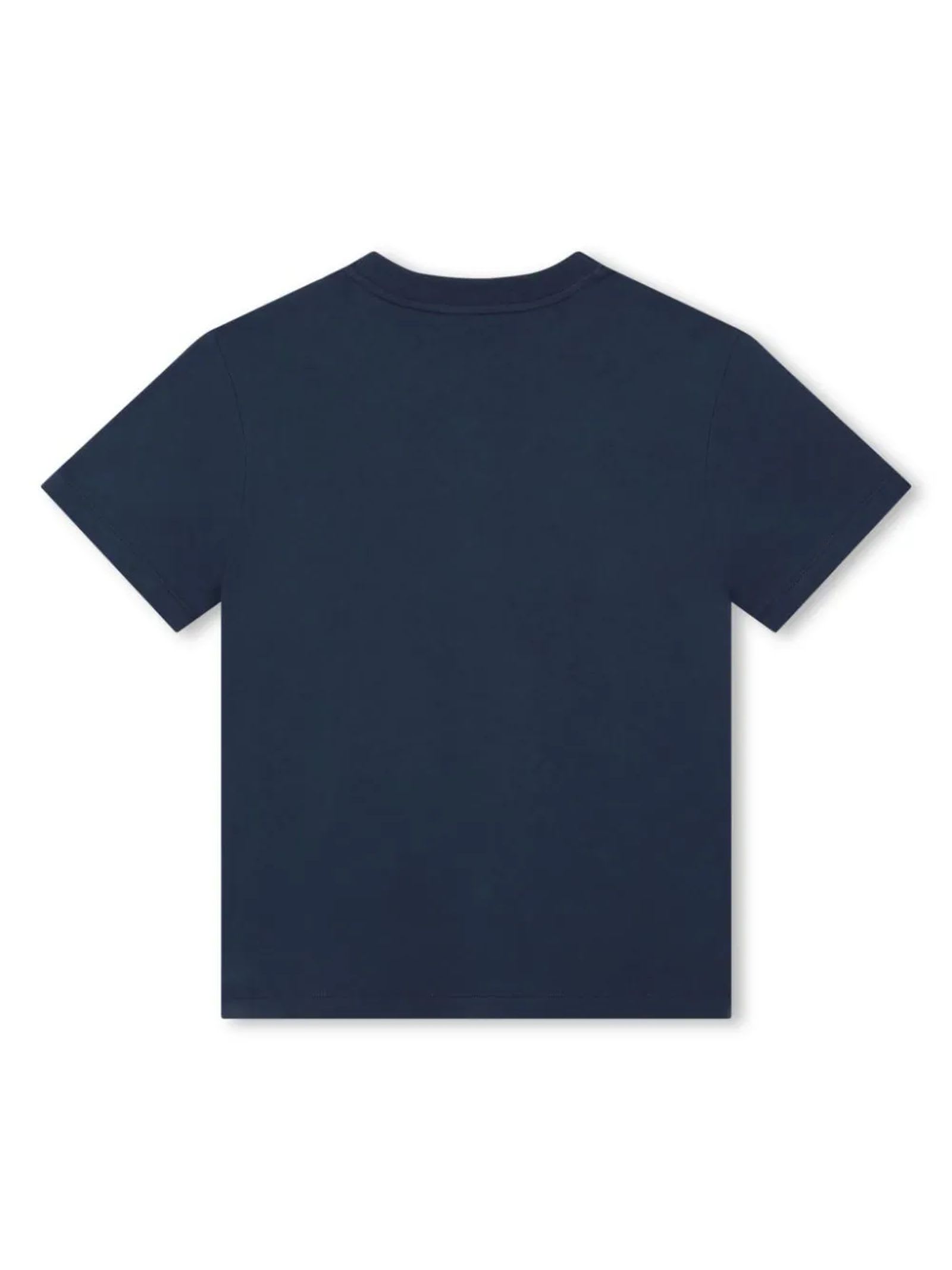 Shop Lanvin T-shirts And Polos Blue