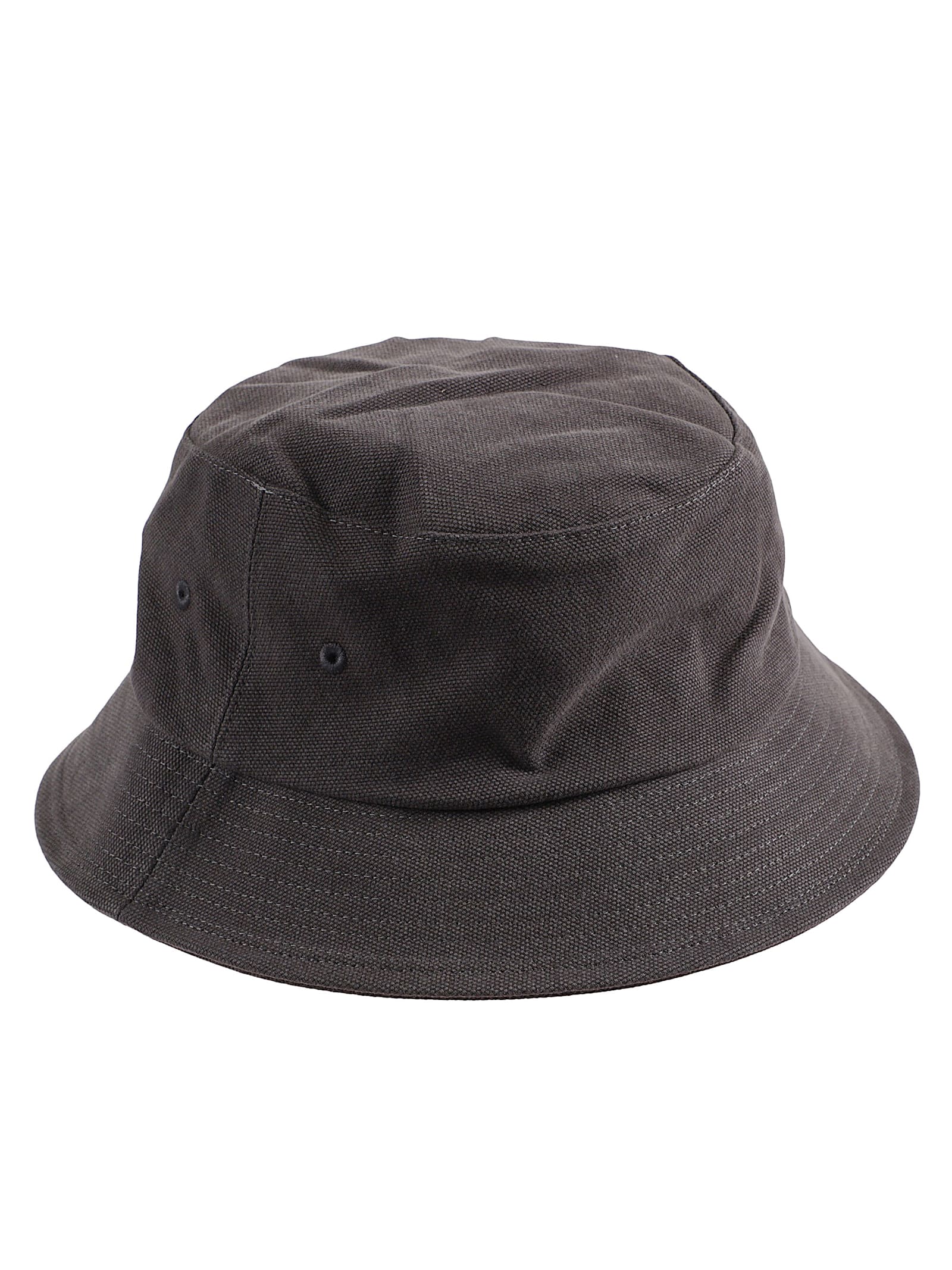 Tekla Wide Brim Hat Stitched Detailing In Brown