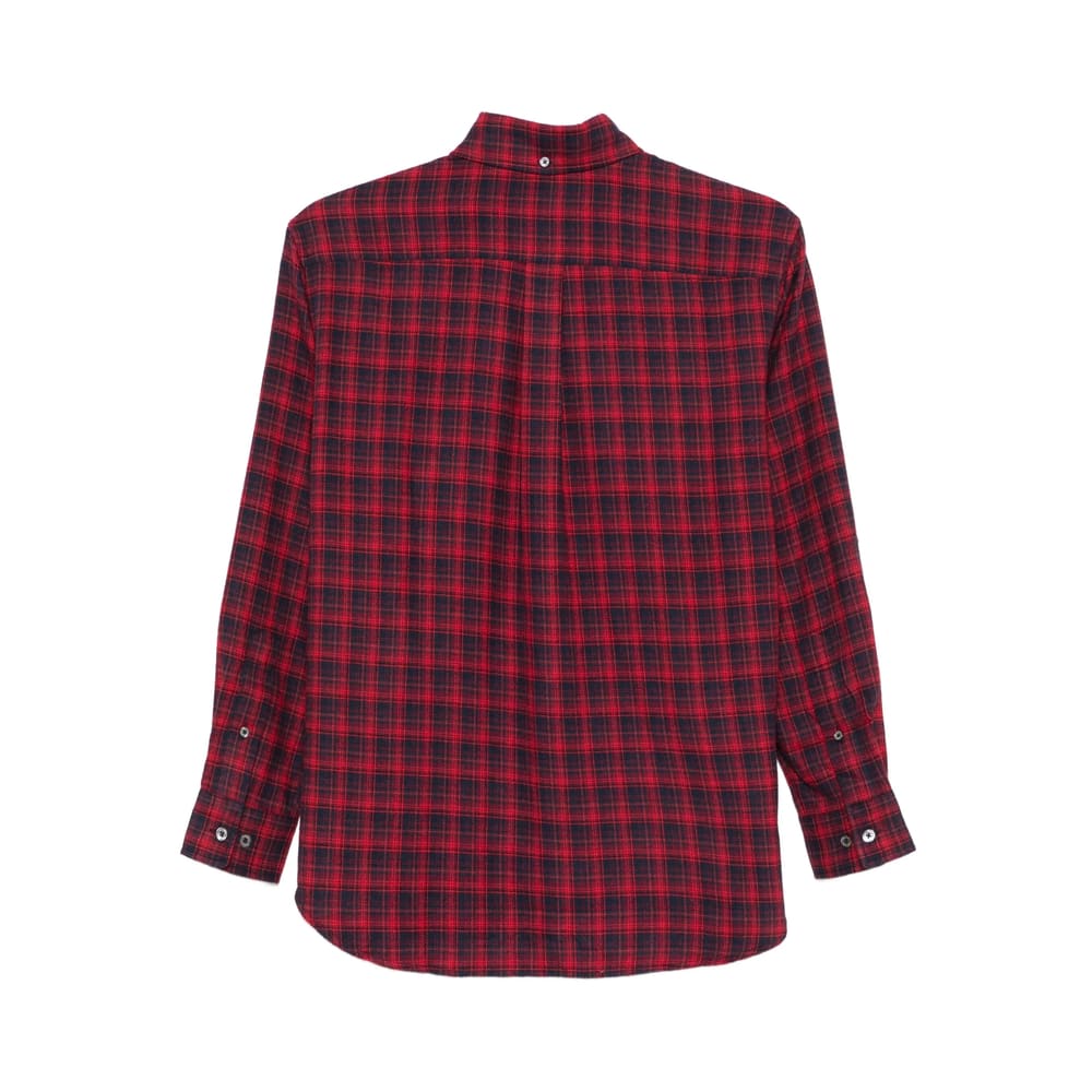 Dunst Checked Long-sleeved Shirt In Red