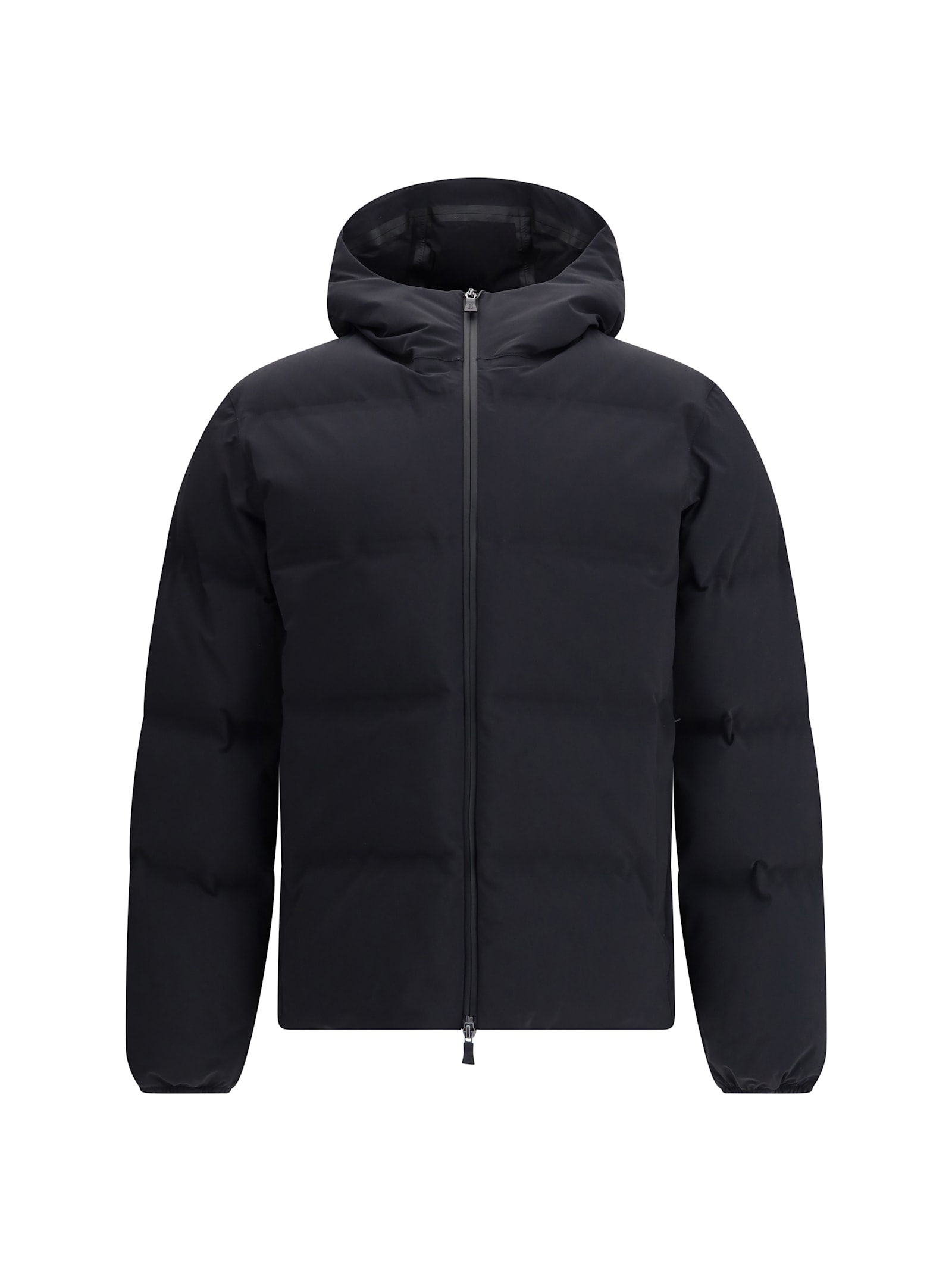 Herno Men New Impact Down Jacket With Hood In Black