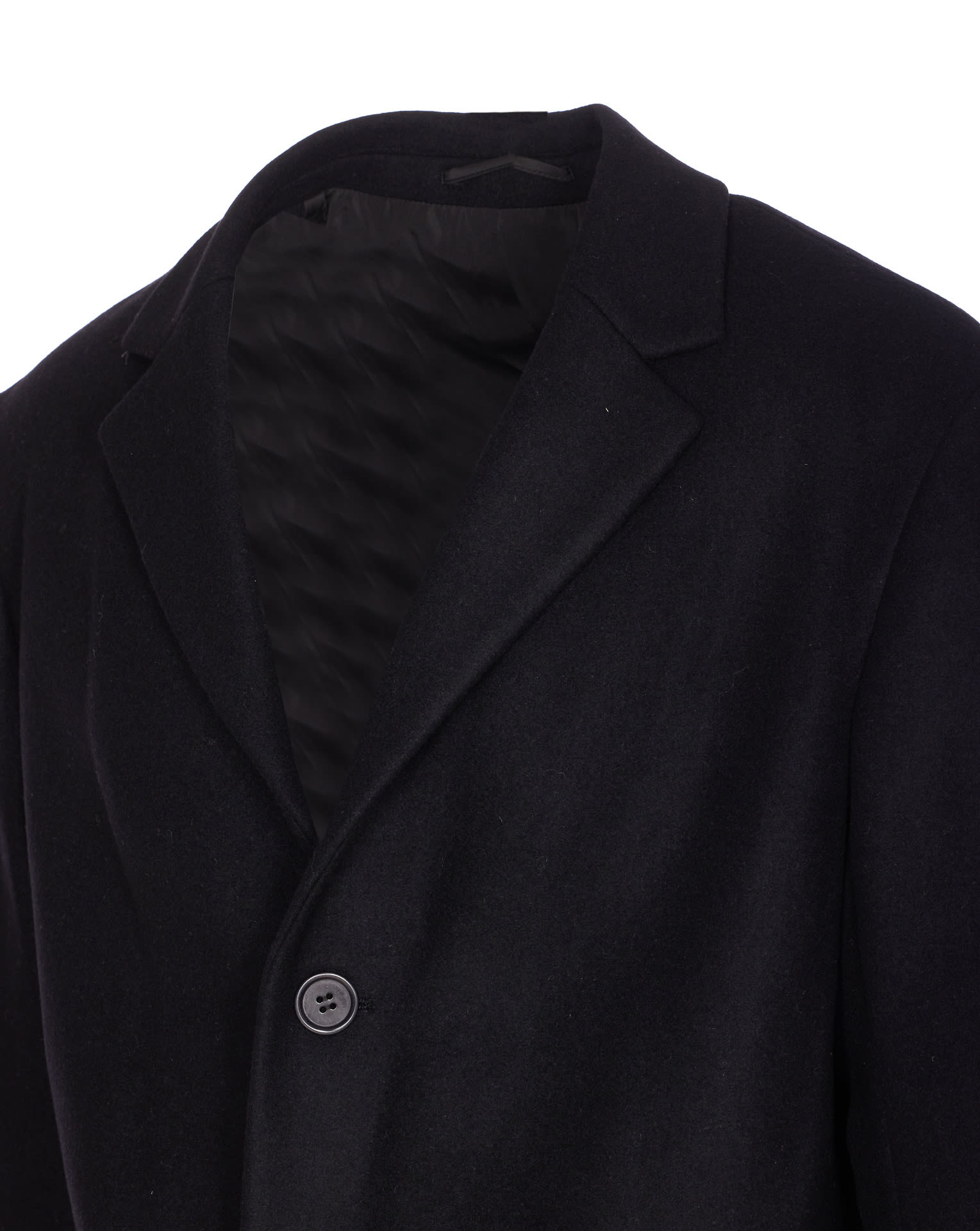 Nn07 Austin Button-closure Coat In Black