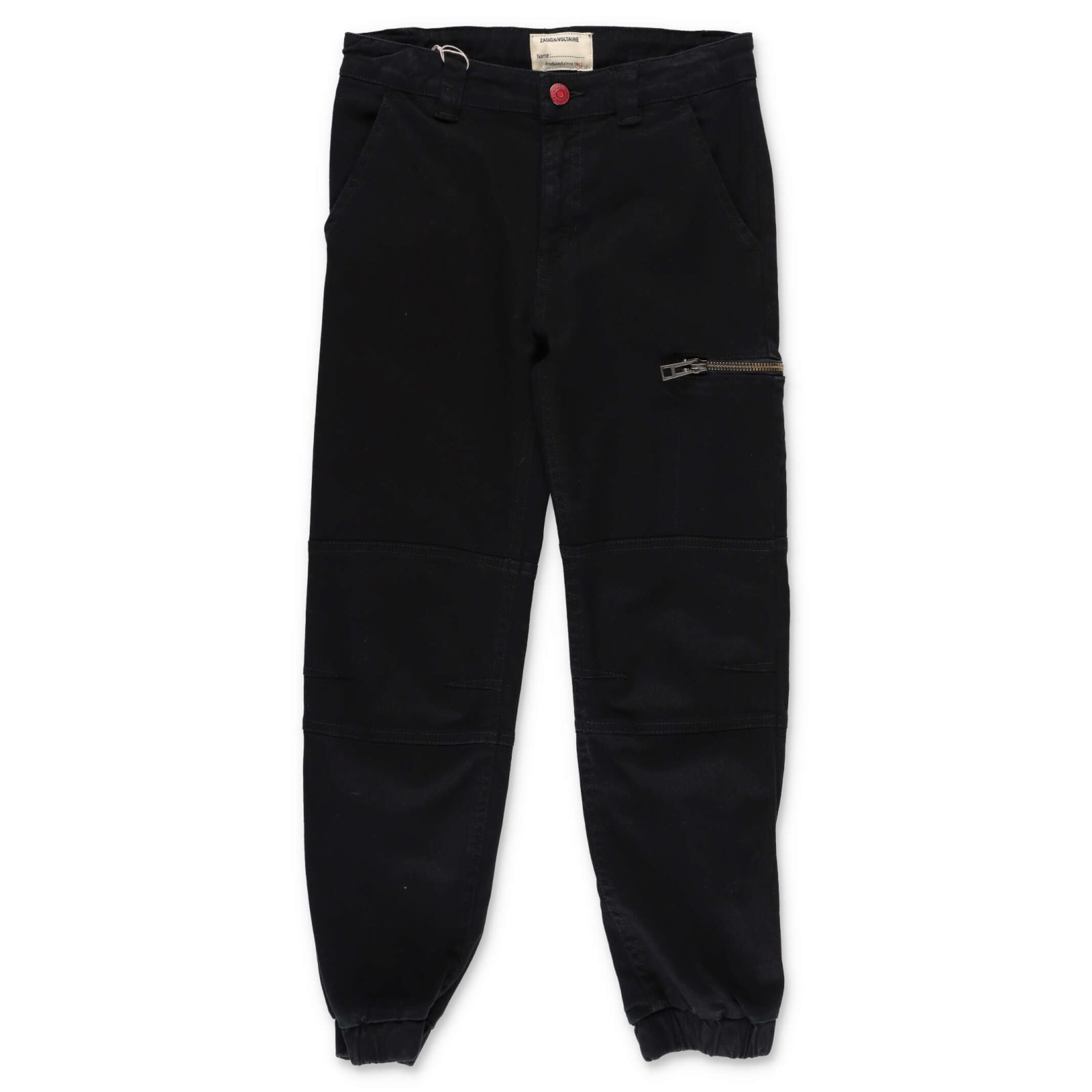 Zadig & Voltaire Boys' David Cotton Blend Cargo Pants - Little Kid, Big Kid In Nero