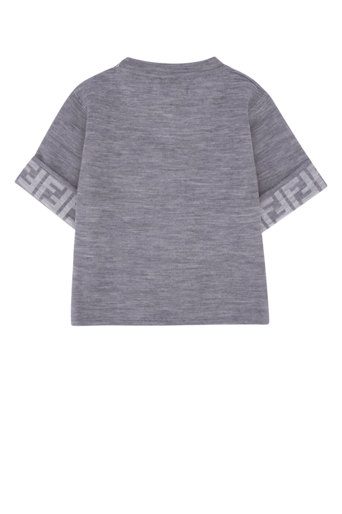 Fendi Maglia In Grigiomelange