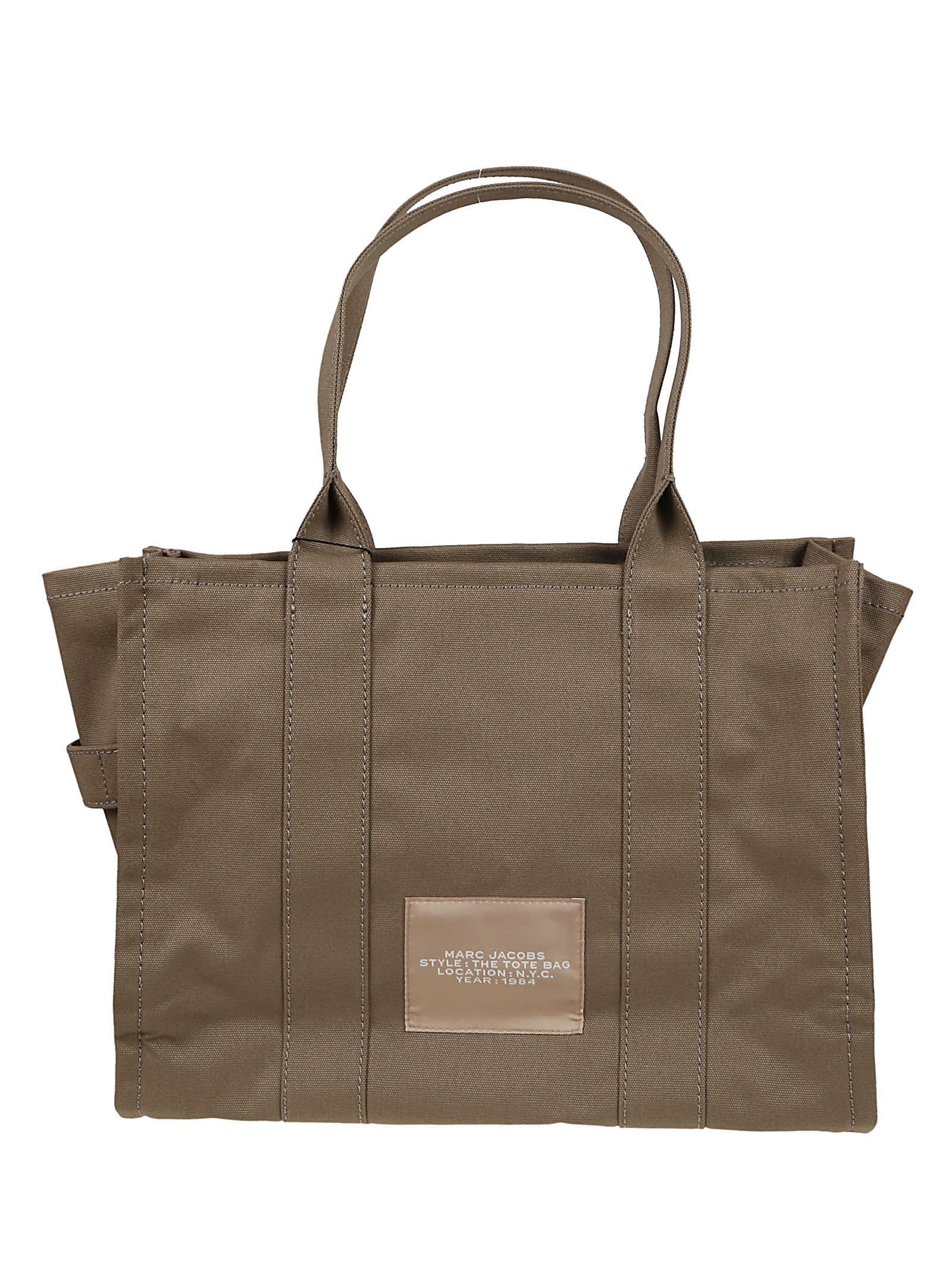 Shop Marc Jacobs The Large Tote In Slate Green