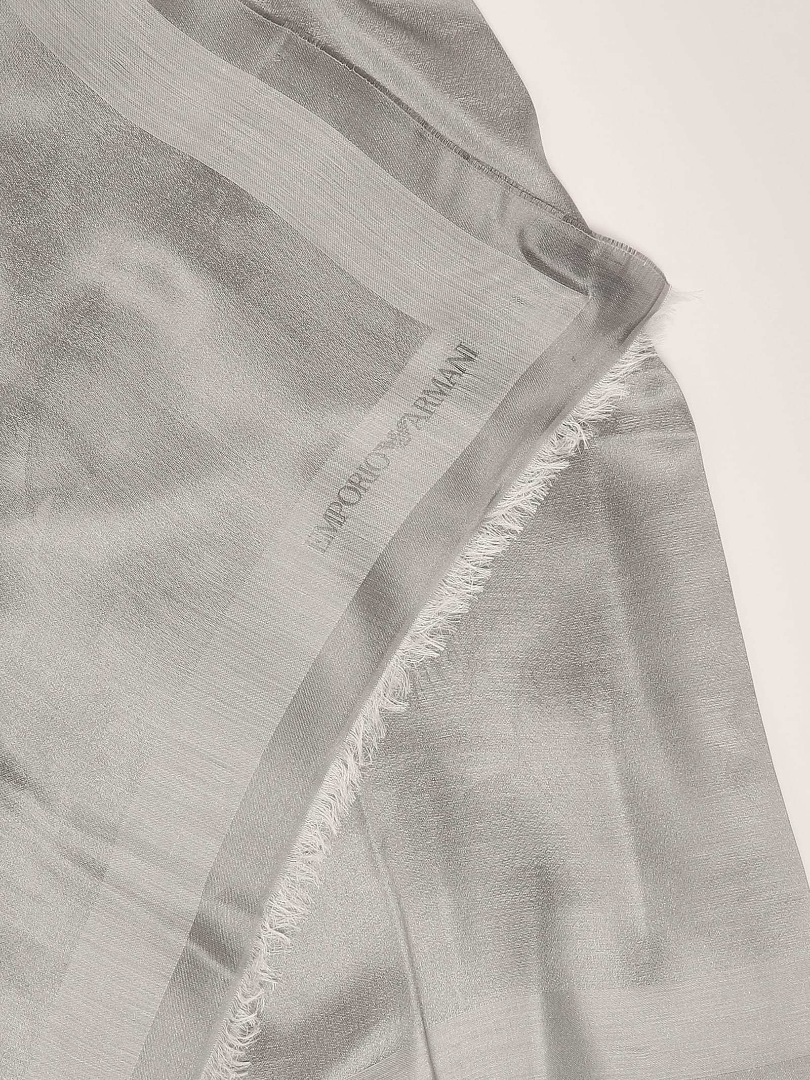 Emporio Armani Poliestere Scarf In Sel De Camargue