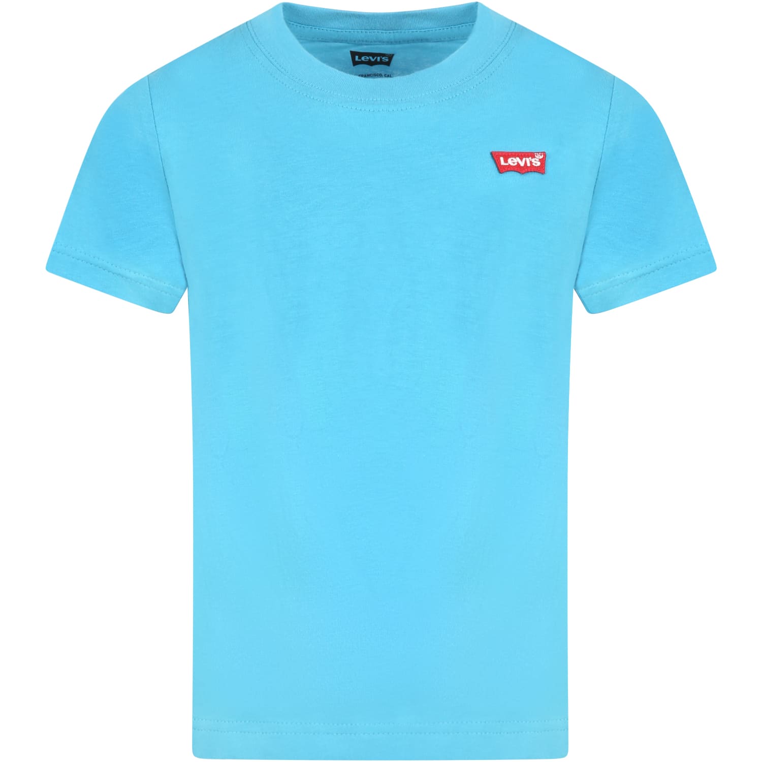 Levis Light Blue T-shirt For Kids With Logo