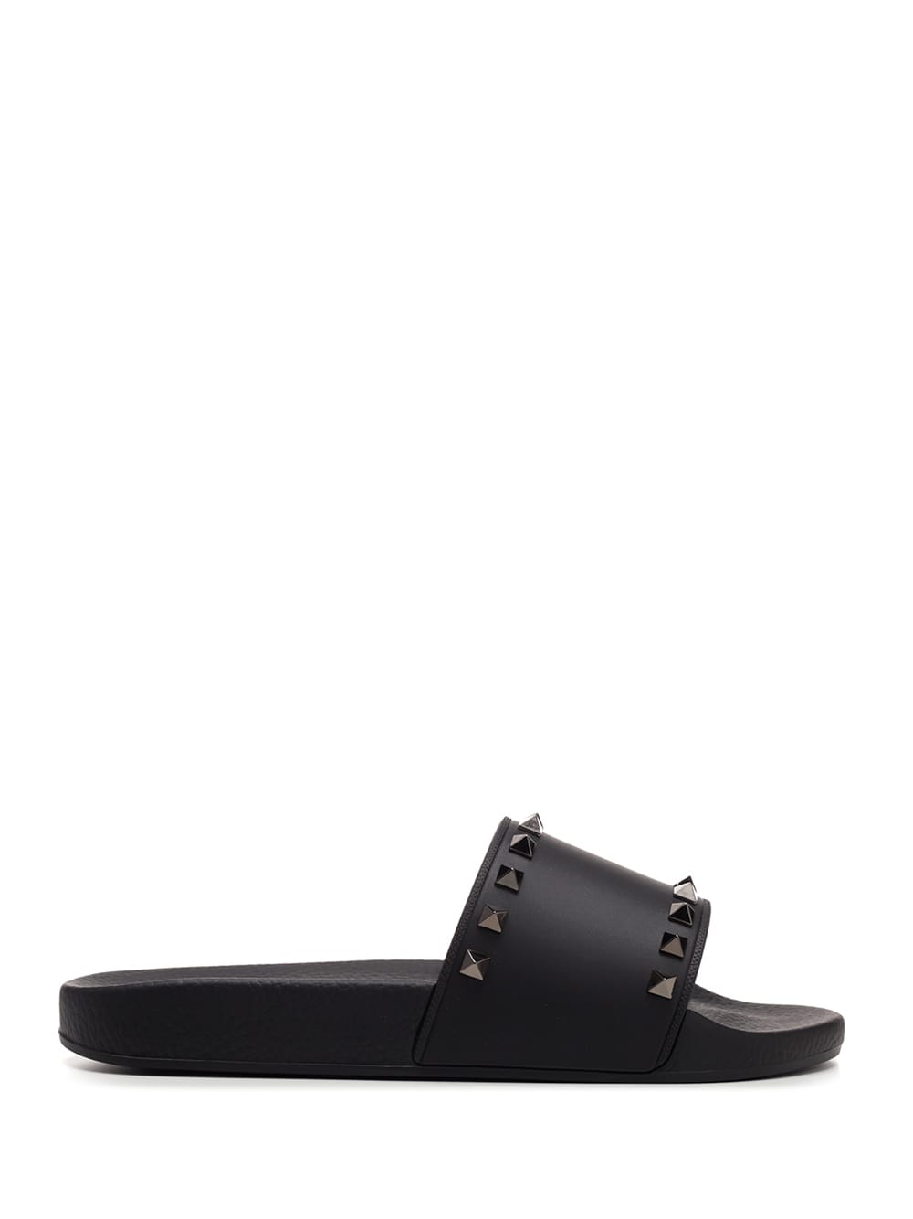 Valentino Garavani Black rockstud Slippers