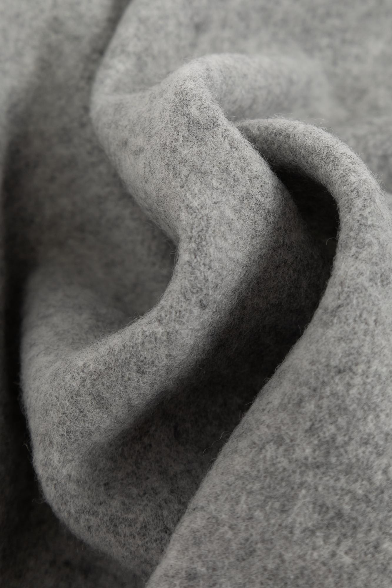 Acne Studios Wool Scarf In Light Grey Melange