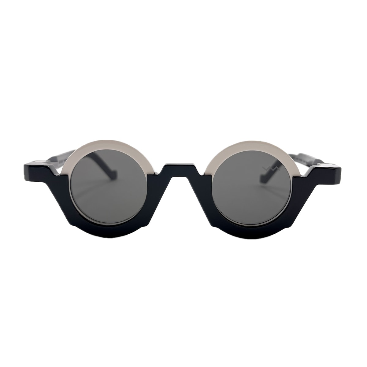 Vava Eyewear Wl0080 White Label Black/white Sunglasses In Black