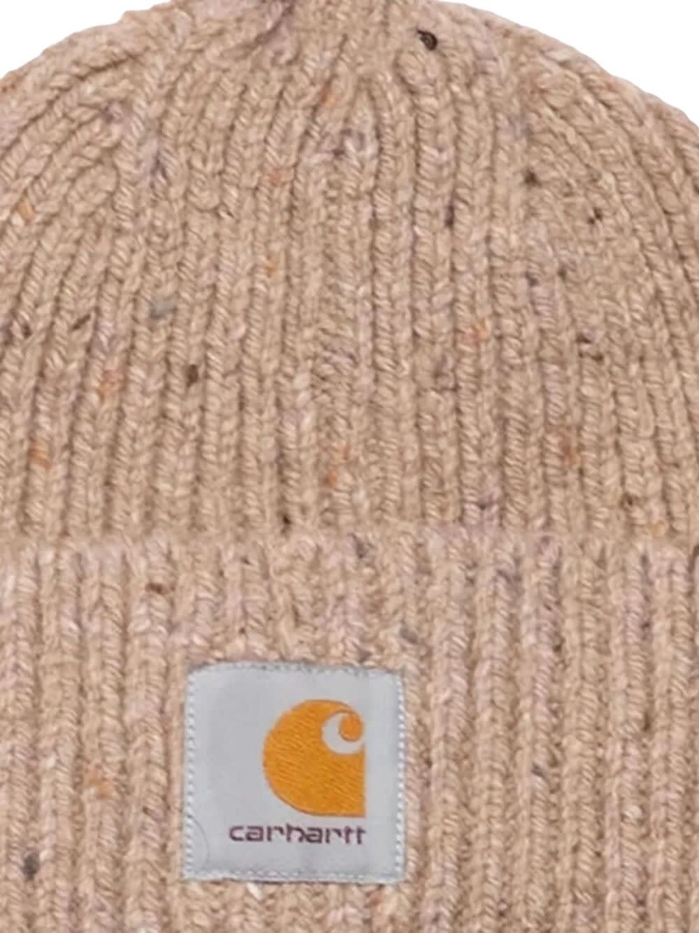 Carhartt Anglistic Beanie In Brown