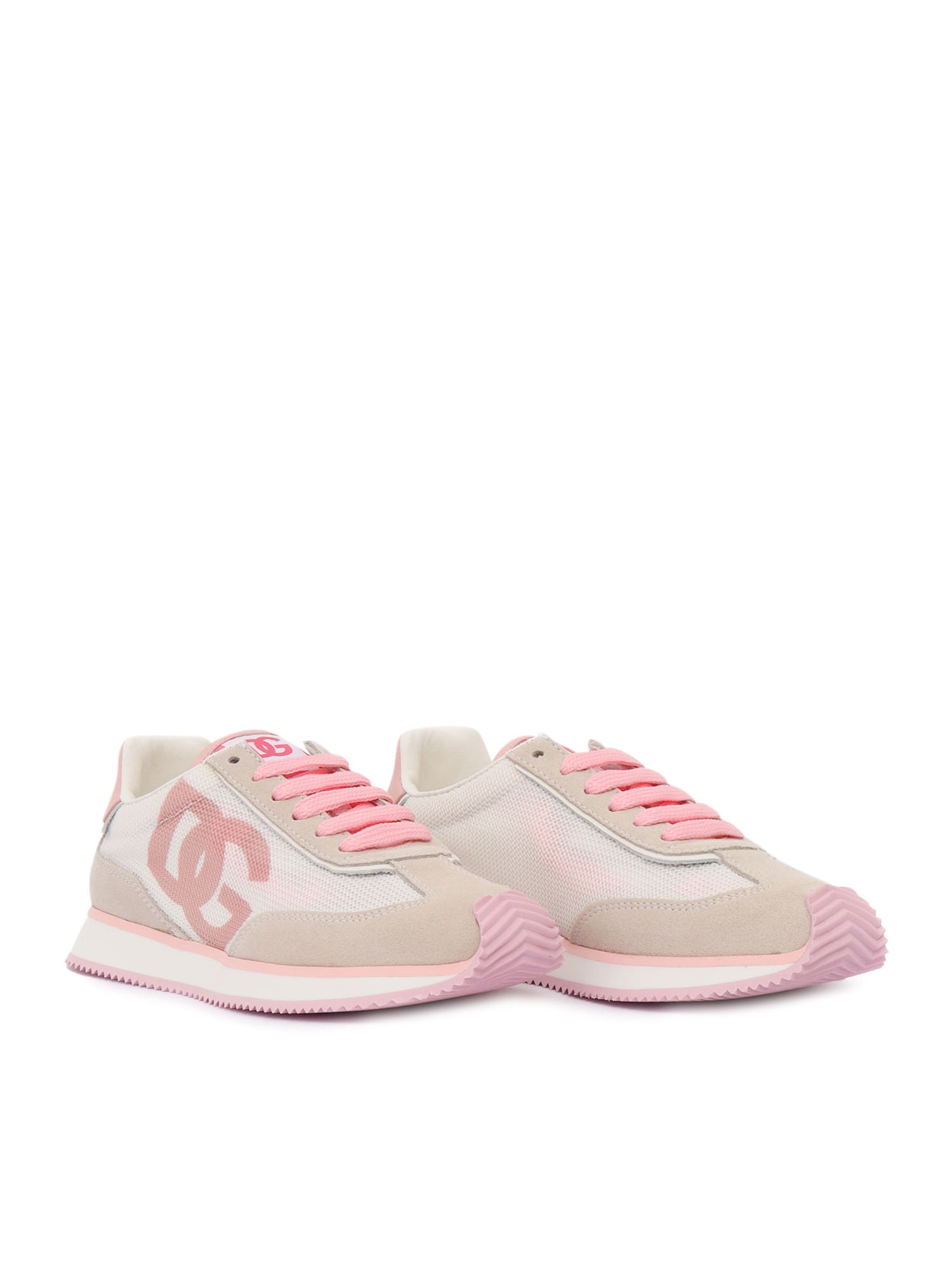 Dolce & Gabbana Low-top Sneakers In Pink