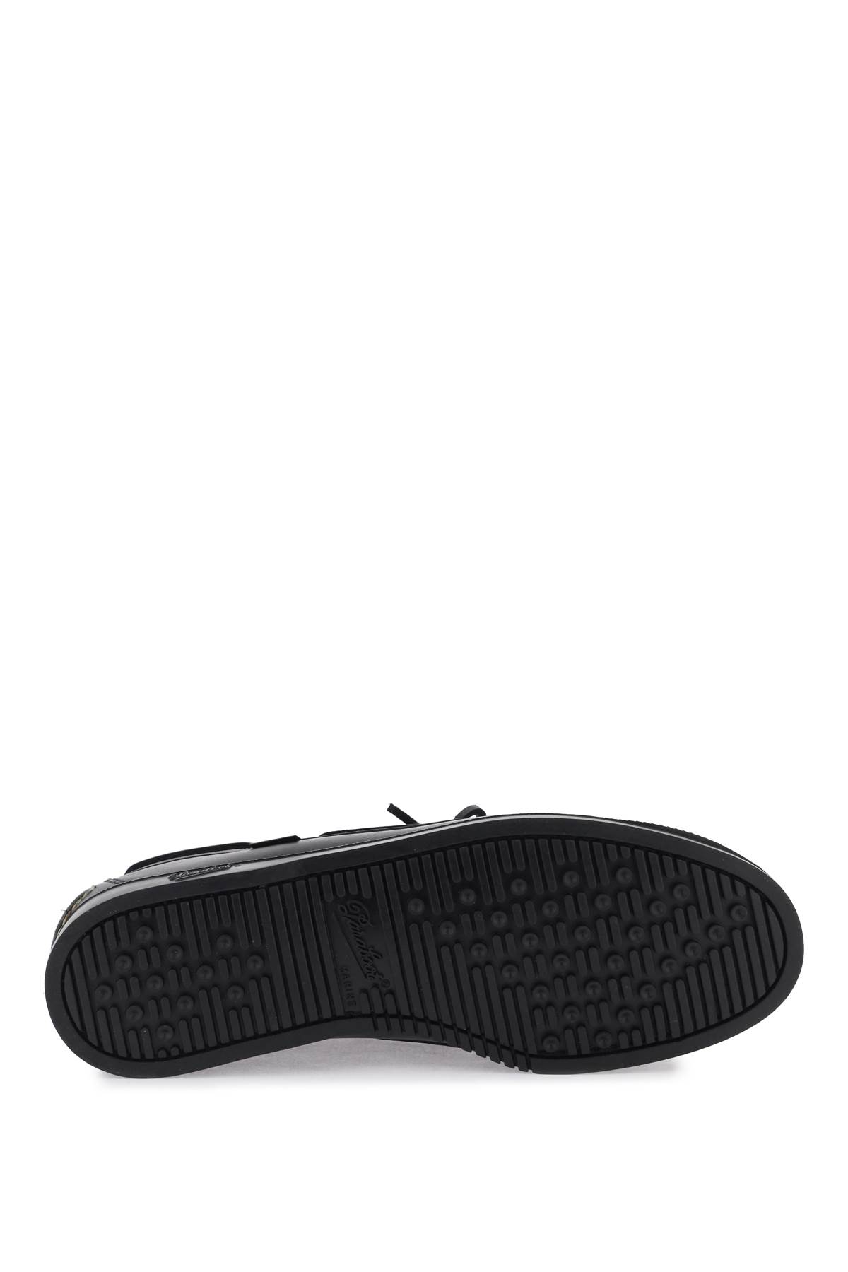 Paraboot Moccasin "barth" In Noire Lis Noir