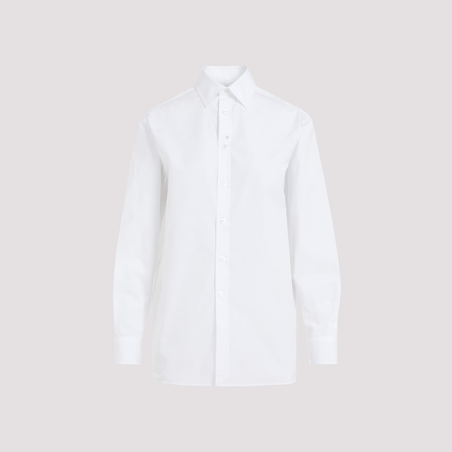 Shop Polo Ralph Lauren Adrien Ls Shirt In White