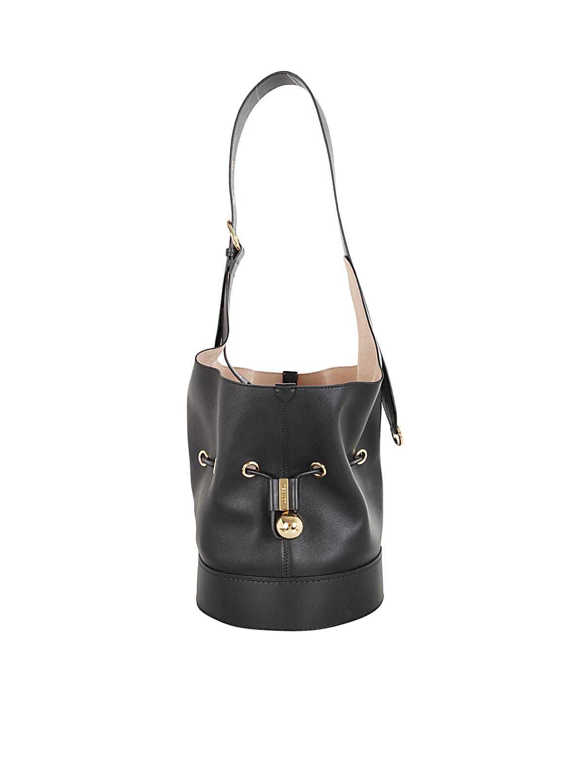Lancel Cheri De M Bucket Bag In Tu Black