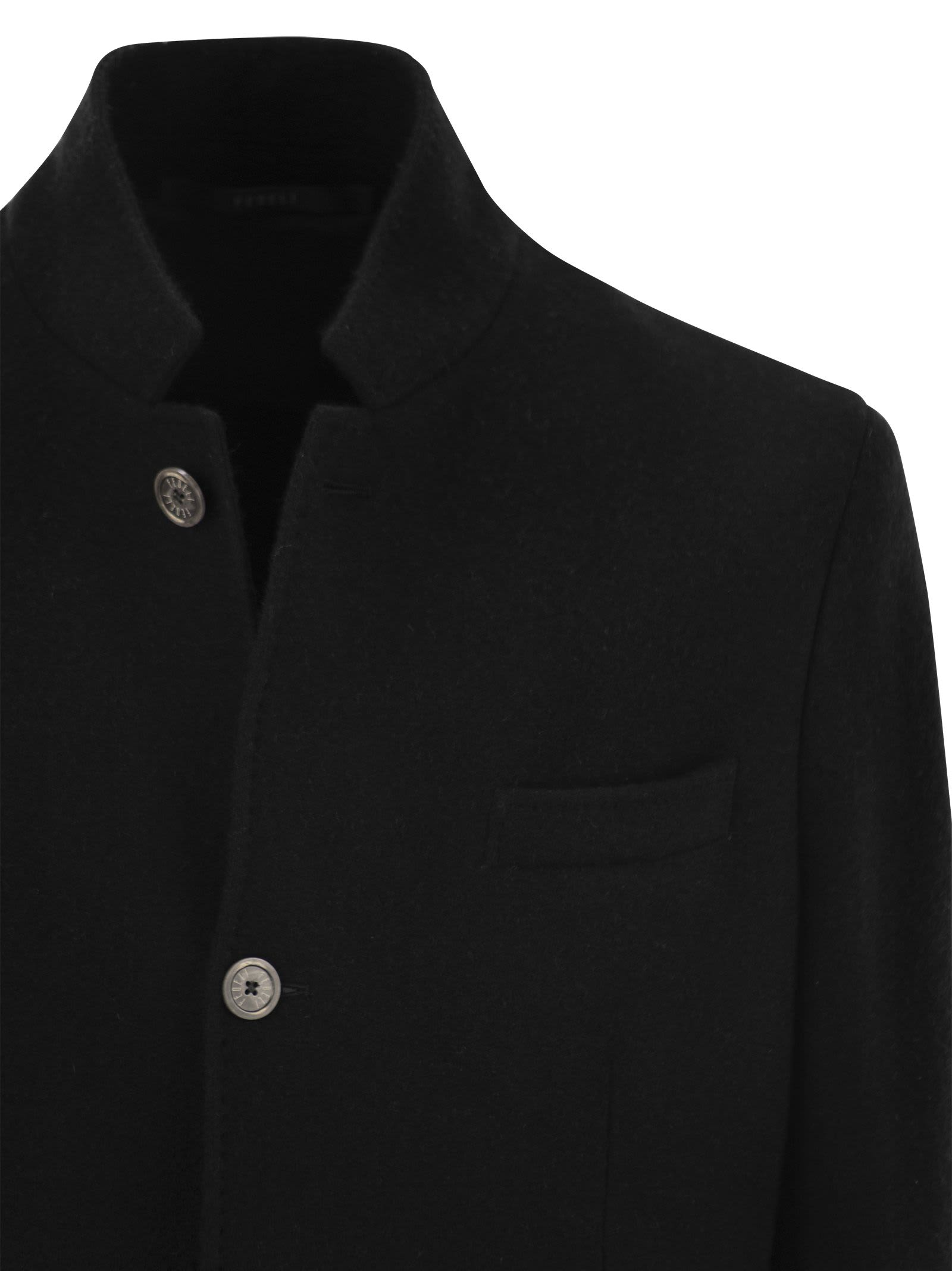Fedeli Men's Cashmere Reversible Sport Coat In Black