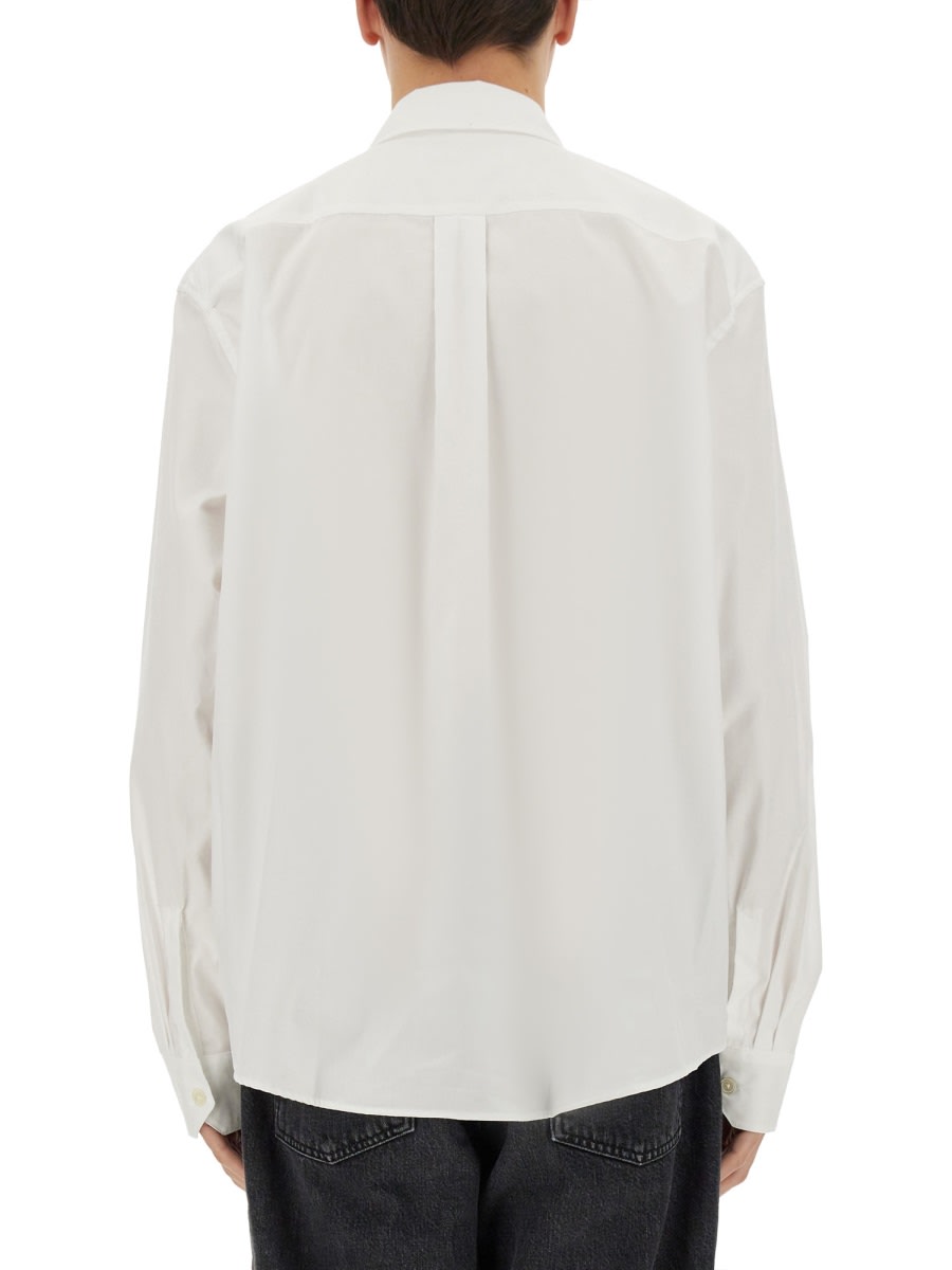 Our Legacy Off-white Coco Shirt With Point Collar And Mother Of Pearl Buttons
