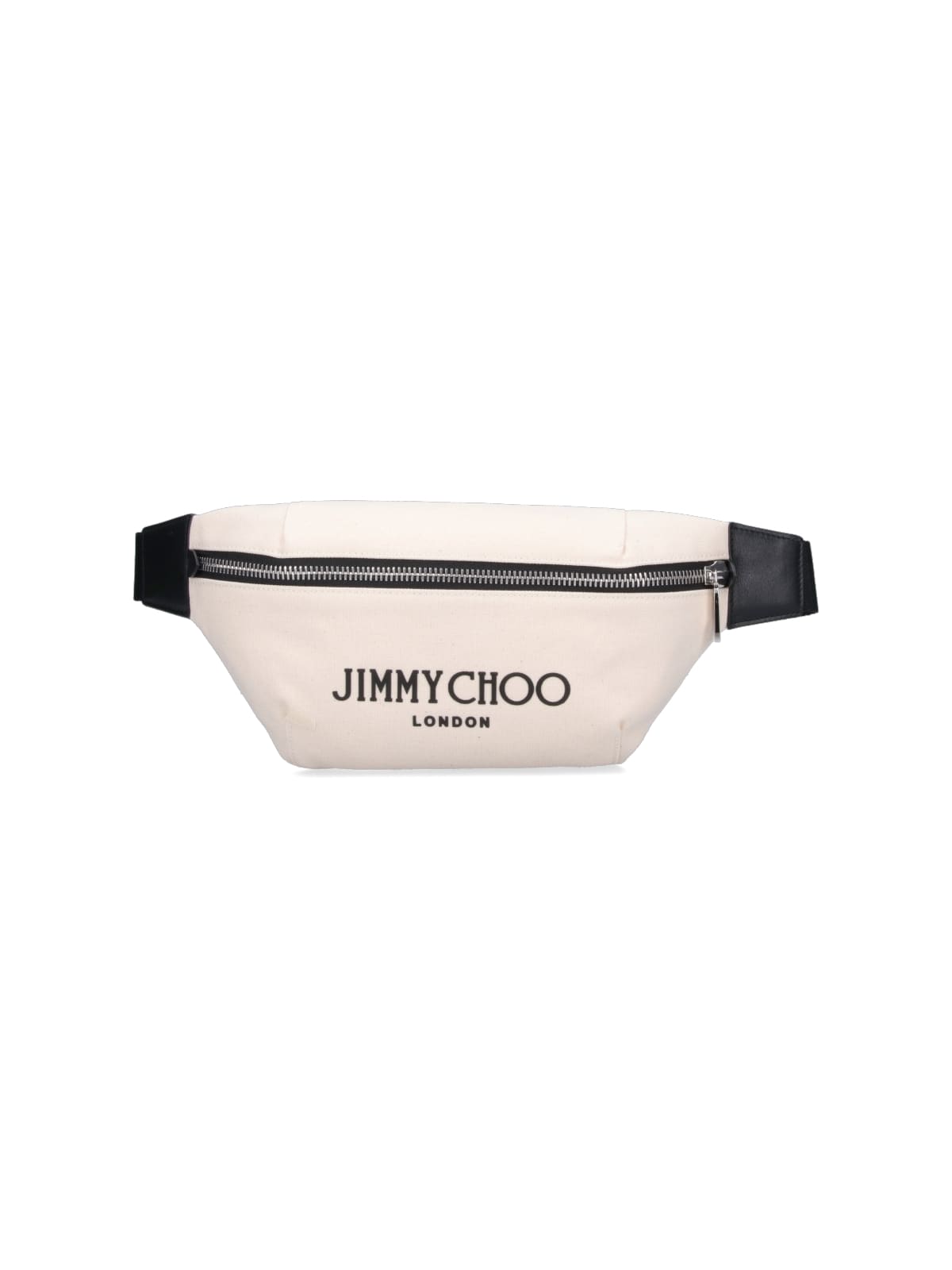 Shop Jimmy Choo Finsley Belt Bag In Beige