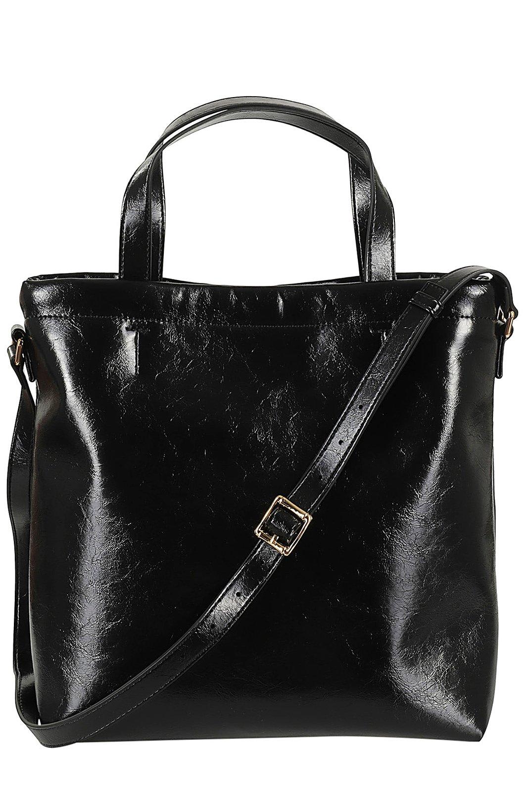 Shop Apc Ninon Drawstring Tote Bag In Lzz Black