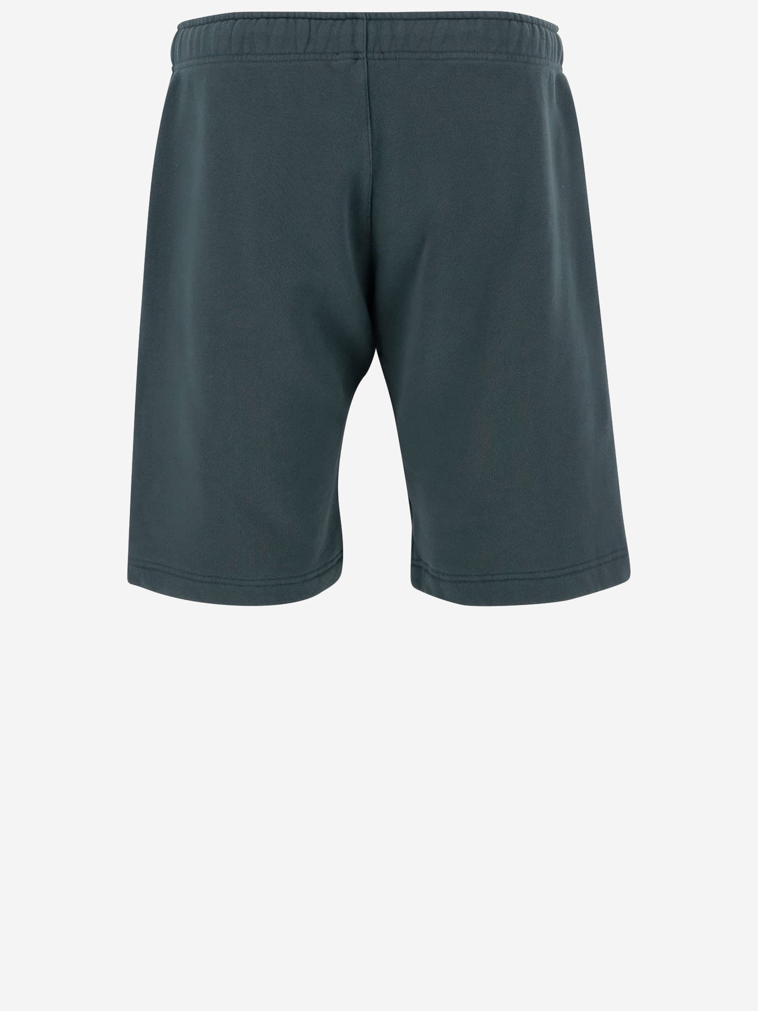 Autry Green Cotton Bermuda Shorts In Green