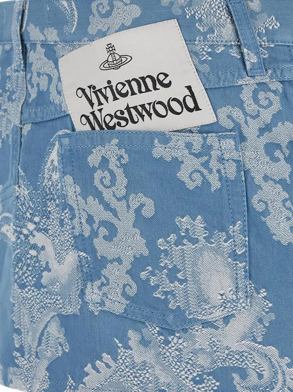 Shop Vivienne Westwood Foam Skirt In Blue Coral