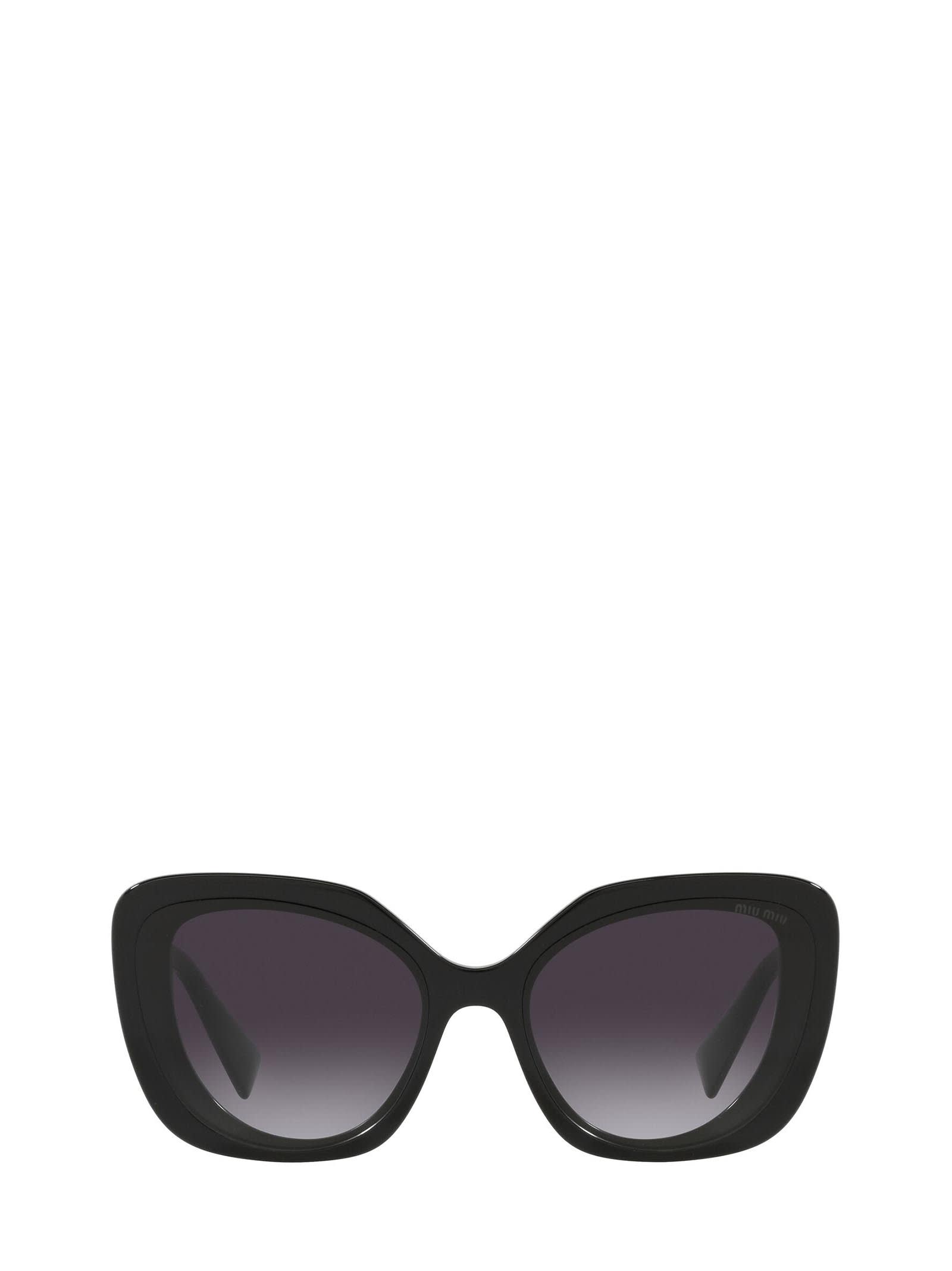 Miu Miu Eyewear Miu Miu Mu 06xs Crystal Black Sunglasses