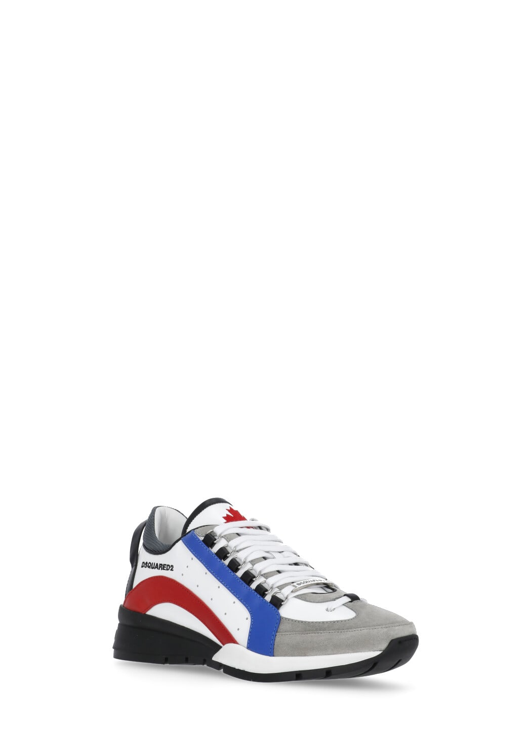 Dsquared2 Legendary Leather Low-top Sneakers In Multicolor