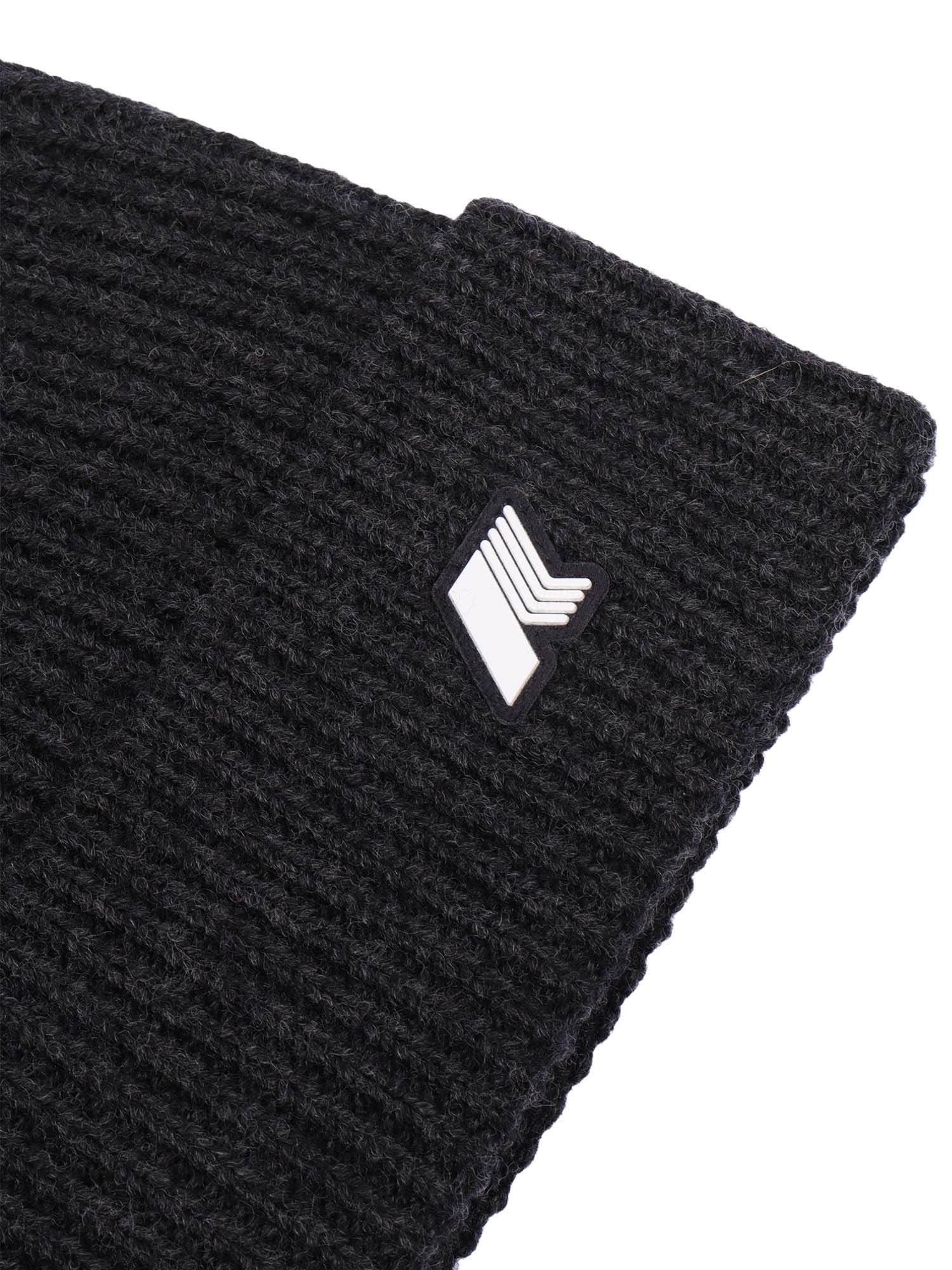 K-way P. Vincienne Cardigan Stitch Cap In Black