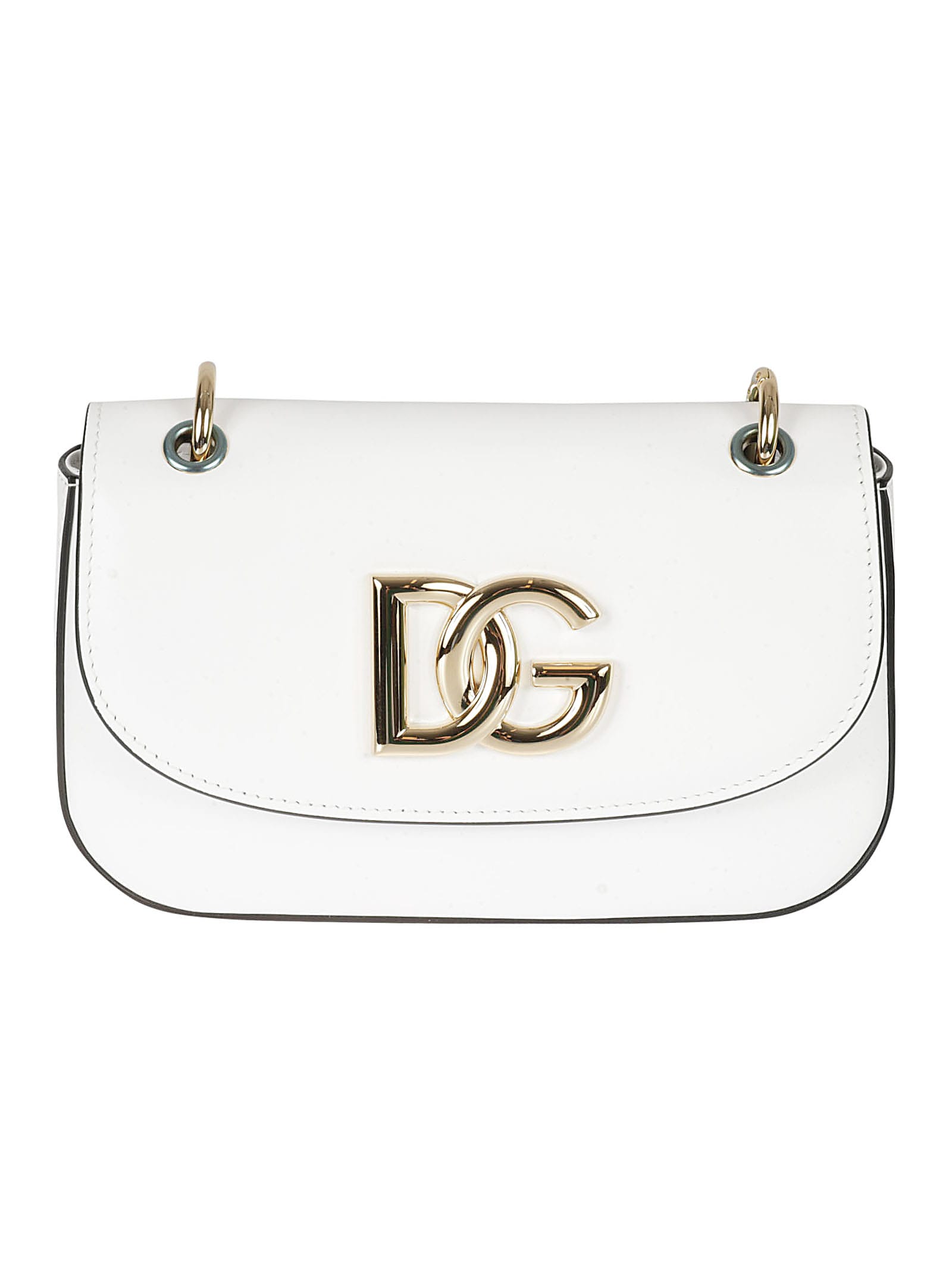 Dolce & Gabbana Dg Plaque Flap Shoulder Bag